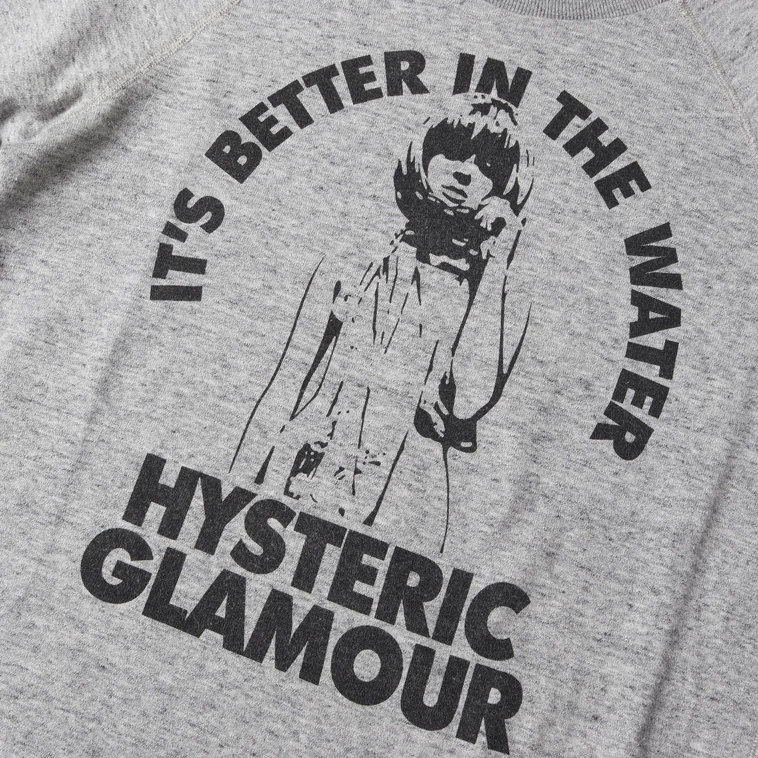 HYSTERIC GLAMOUR ヒステリックグラマー スウェット ヘザーグレー
