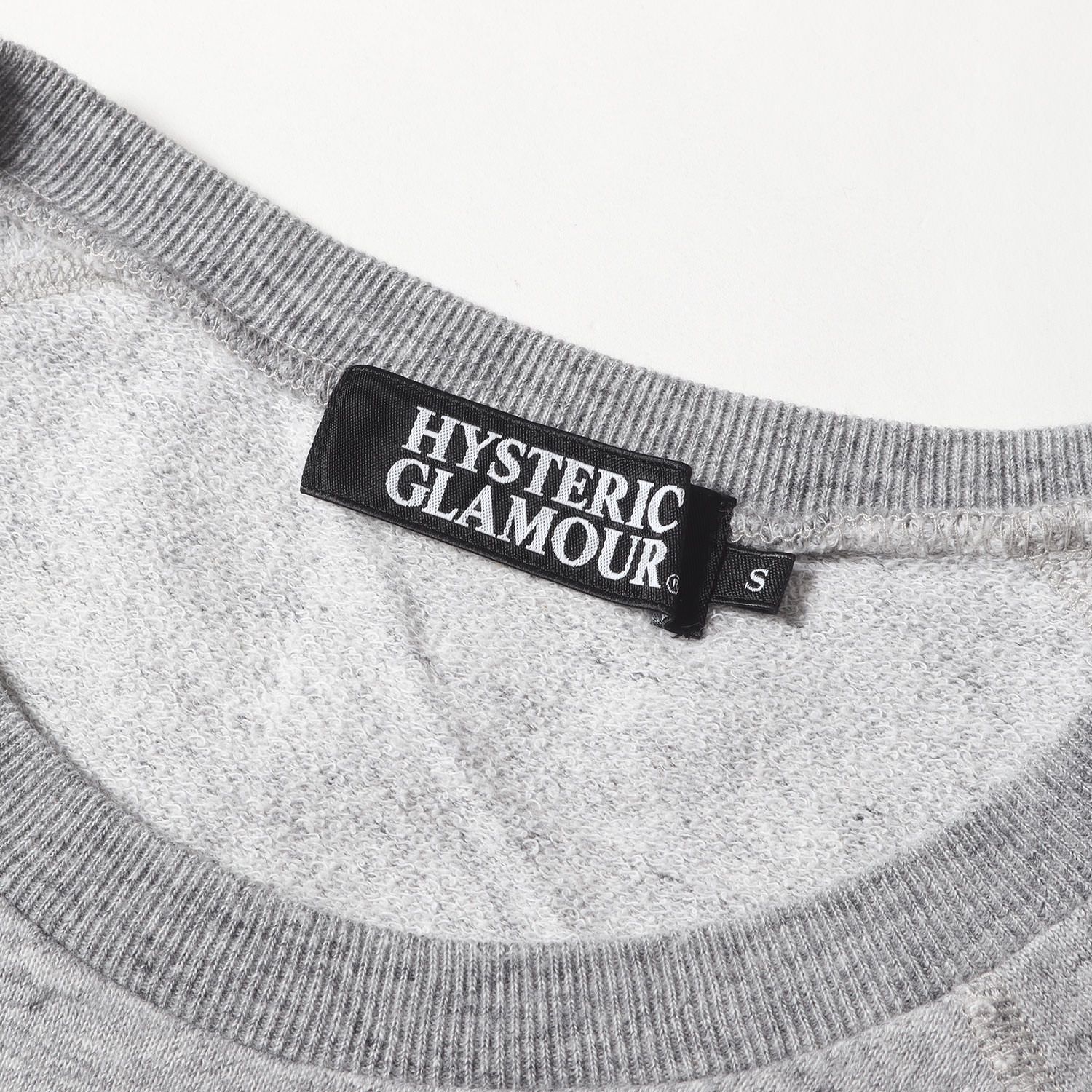 HYSTERIC GLAMOUR ヒステリックグラマー スウェット ヘザーグレー