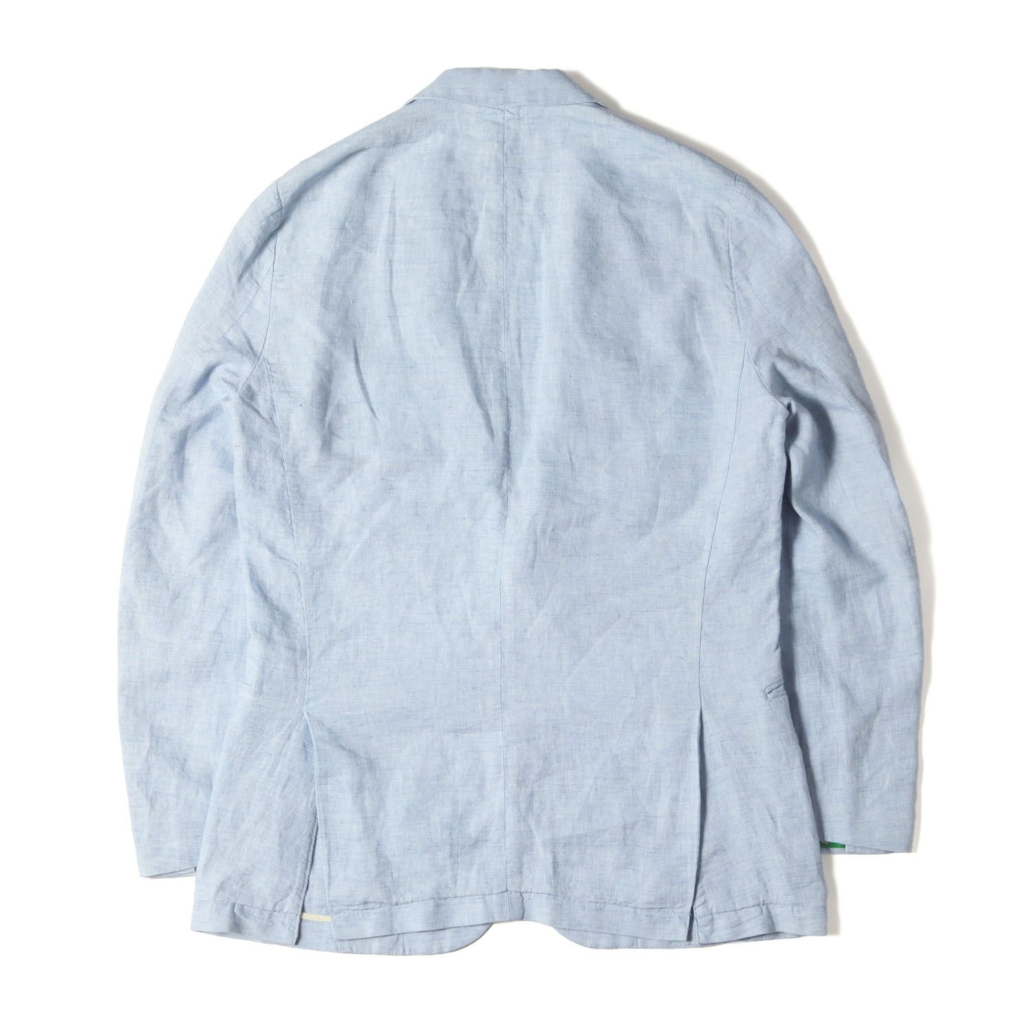 【リネン100% 美品】ポールスミス テーラードジャケット サマージャケット M Paul Smith ポールスミス ジャケット サックスブルー サイズ:M