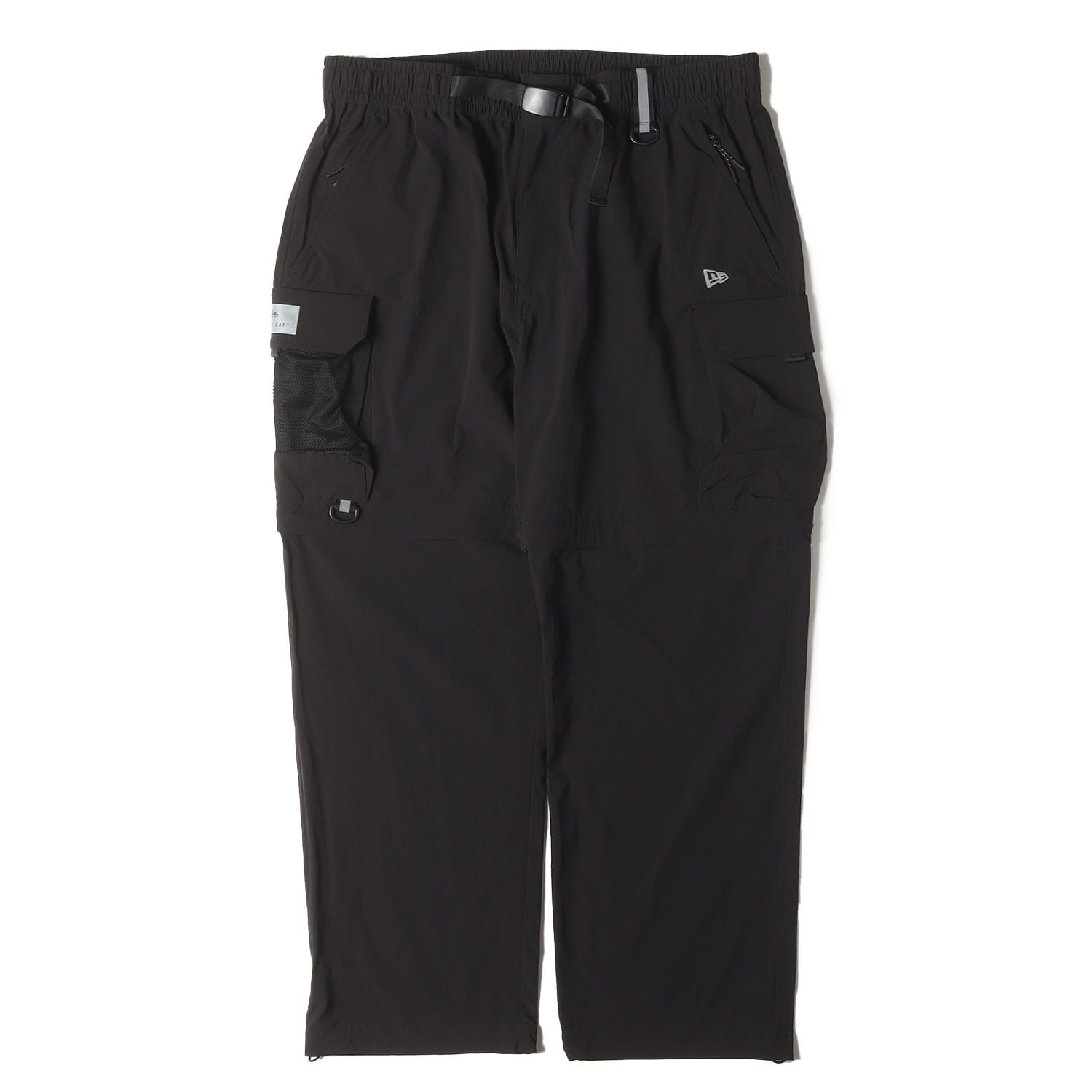 美品】NEW ERA ニューエラ パンツ ブラック 黒 サイズ:XL | ストレッチ