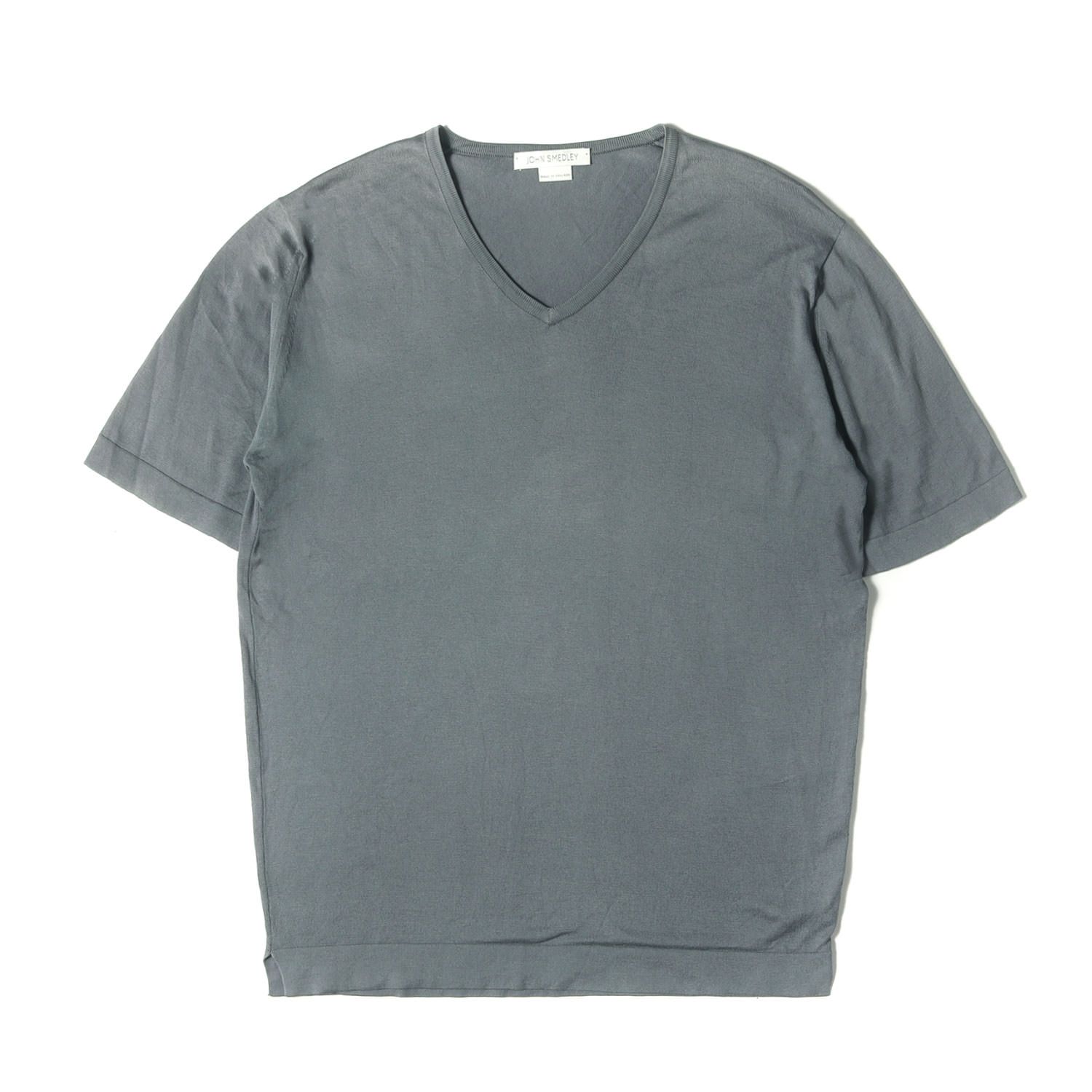 JOHN SMEDLEY ジョンスメドレー Tシャツ スモークグレー サイズ:S | V 