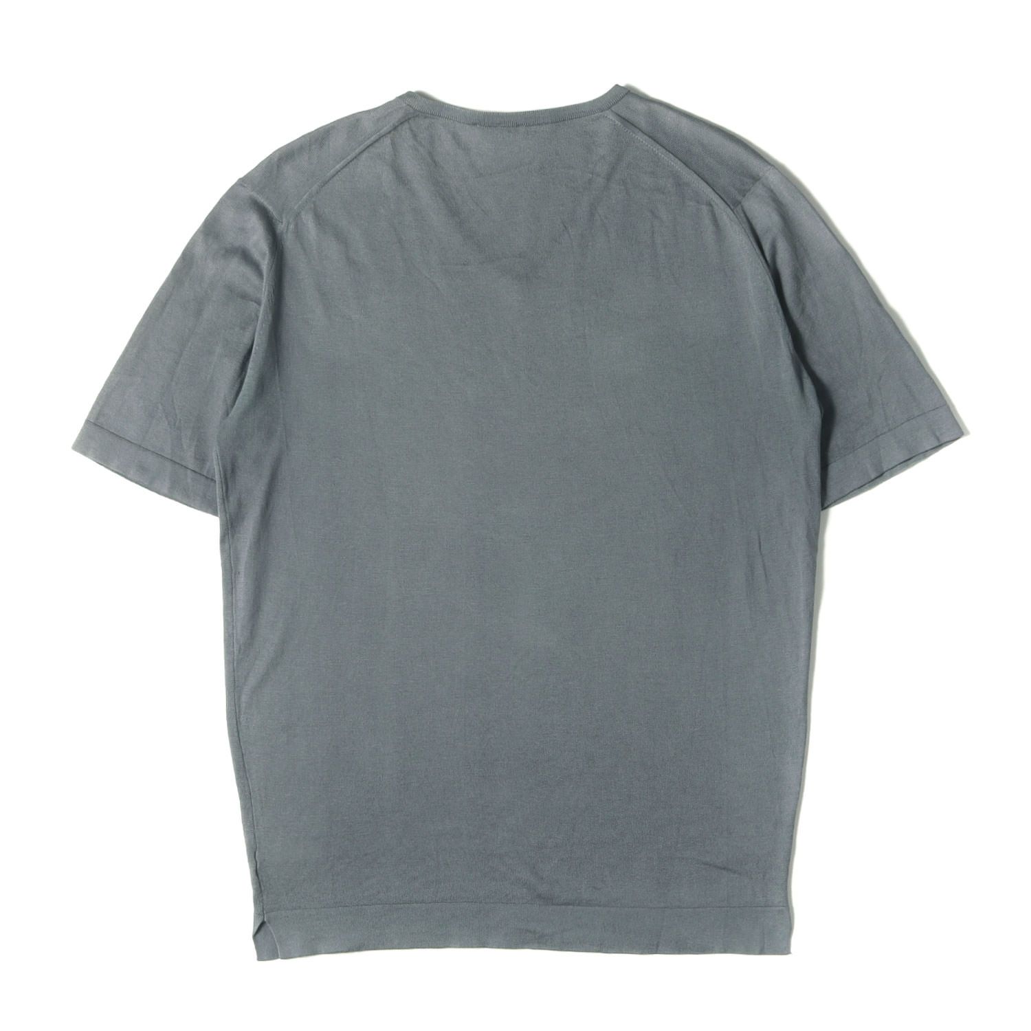 JOHN SMEDLEY ジョンスメドレー Tシャツ スモークグレー サイズ:S | V 