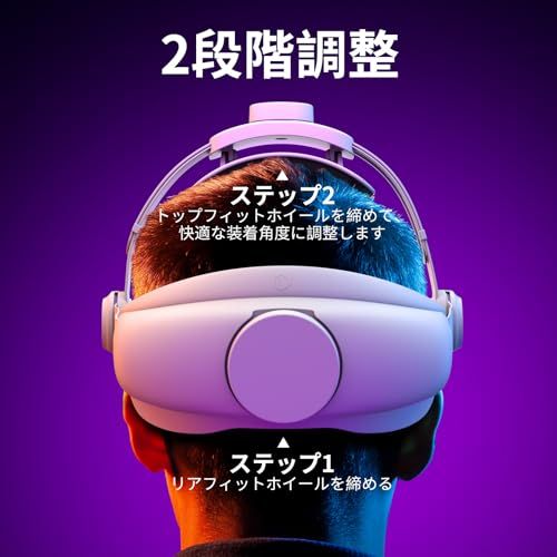 DESTEK QH3 Meta Quest 3S/3用 ヘッド ストラップ コンフォート