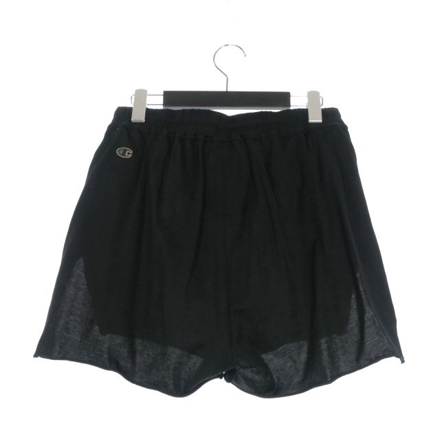 RICK OWENS×Champion ブラック ショートパンツ RICK OWENS×Champion ブラック ショートパンツ Rick Owens X Champion
