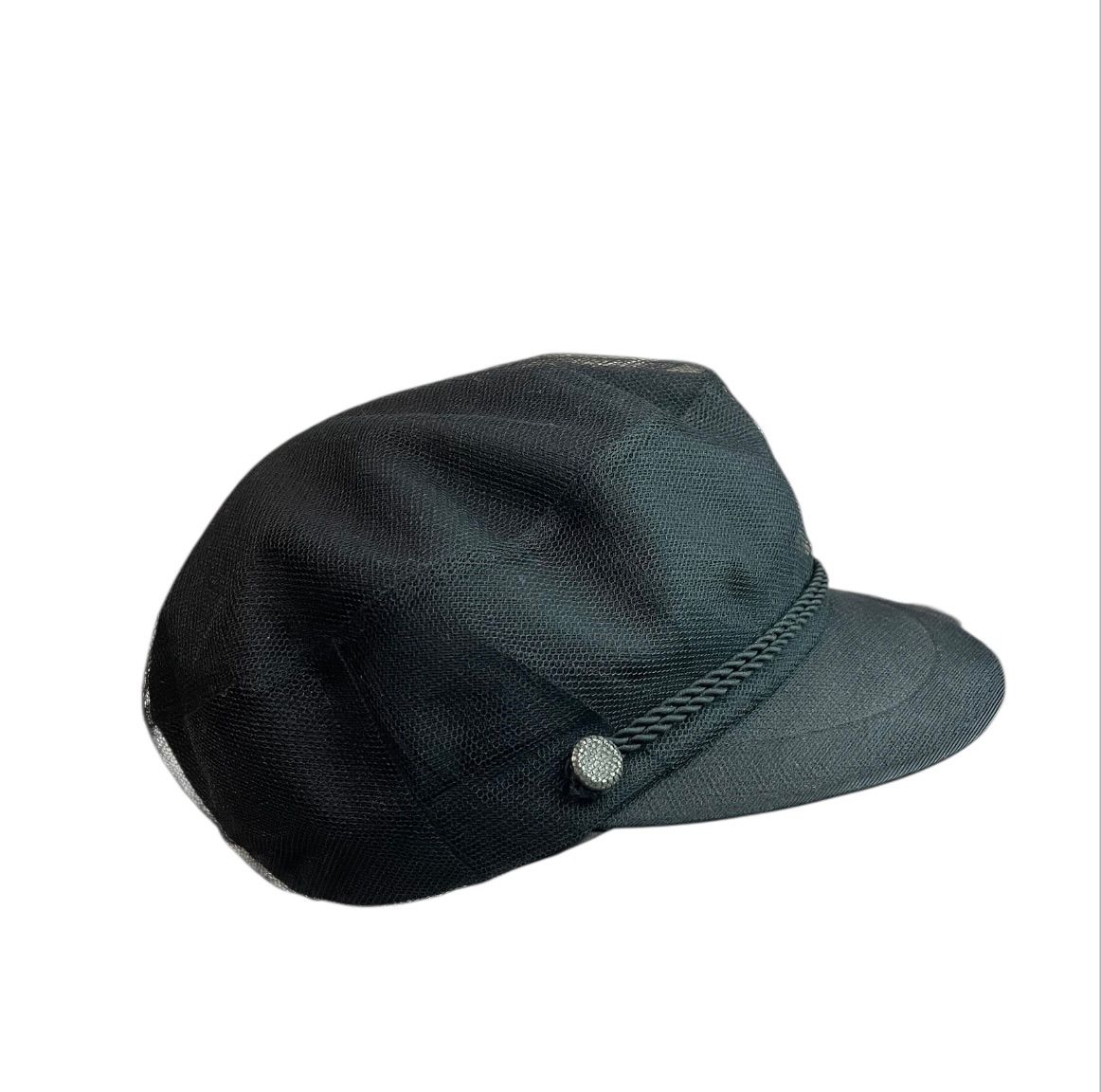 ca4la チュール付きキャスケット CA4LA♥チュール付きツイードキャスケット♥パール無し CA4LA