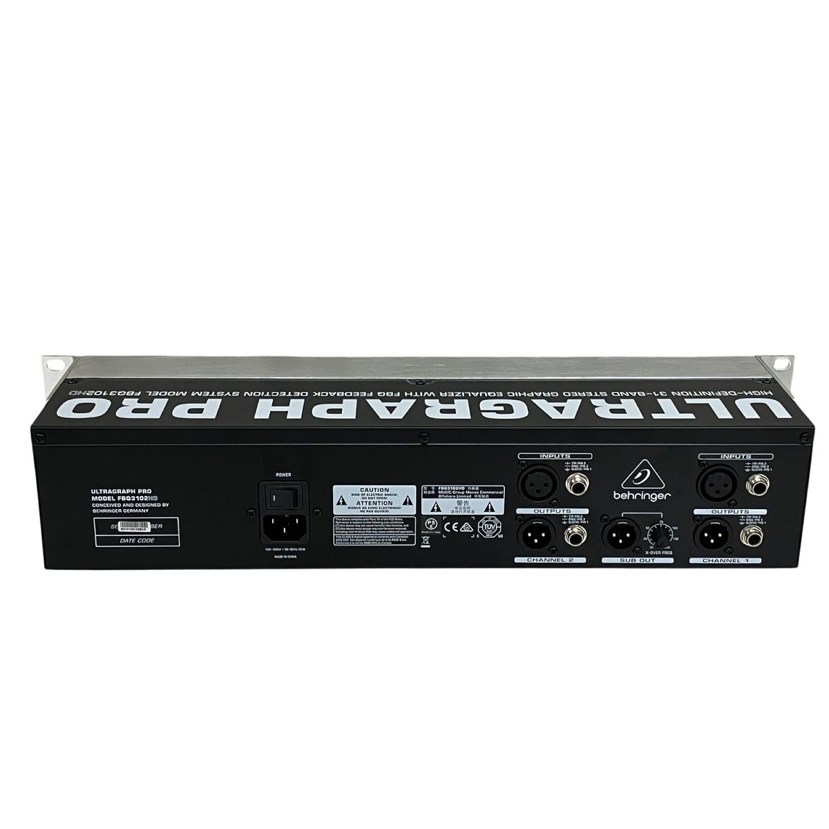 グラフィックイコライザーFBQ3102 Behringer | Product | FBQ3102