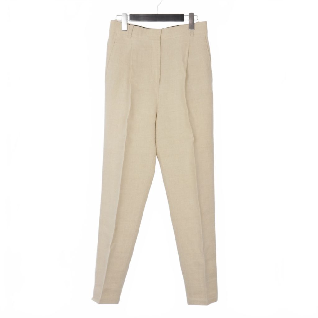 セリーヌ CELINE フィービー期 リネン テーパードパンツ センター