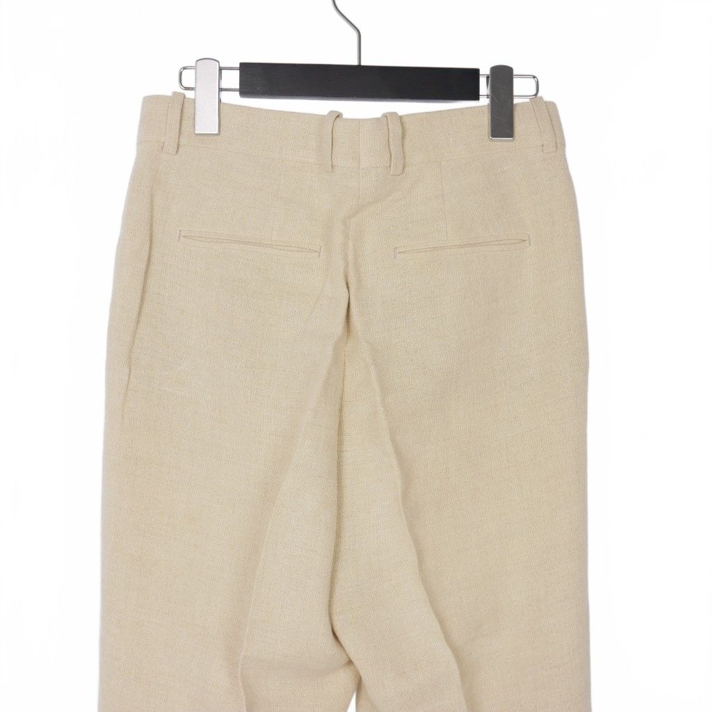 セリーヌ CELINE フィービー期 リネン テーパードパンツ センター