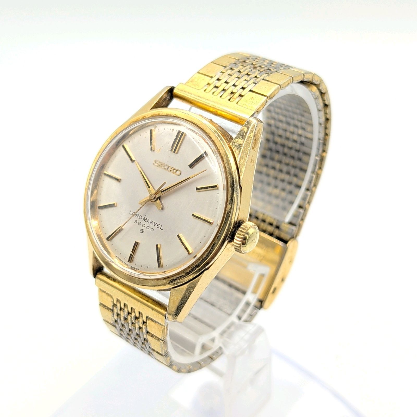 SEIKO LORD MARVEL 36000 5740-8000 Watch Men's Round Y2K 00S