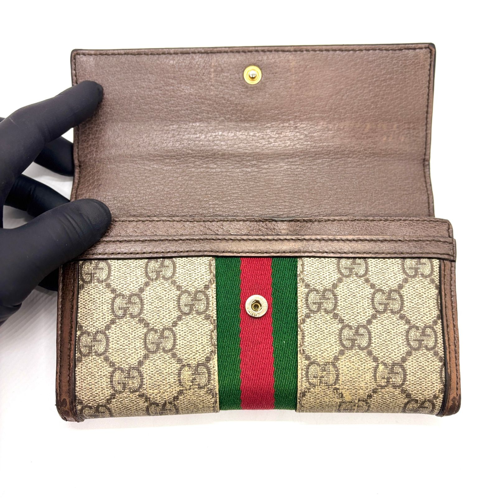 変わらない良さがある】 GUCCI 長財布 GGコンチネンタル シェリー