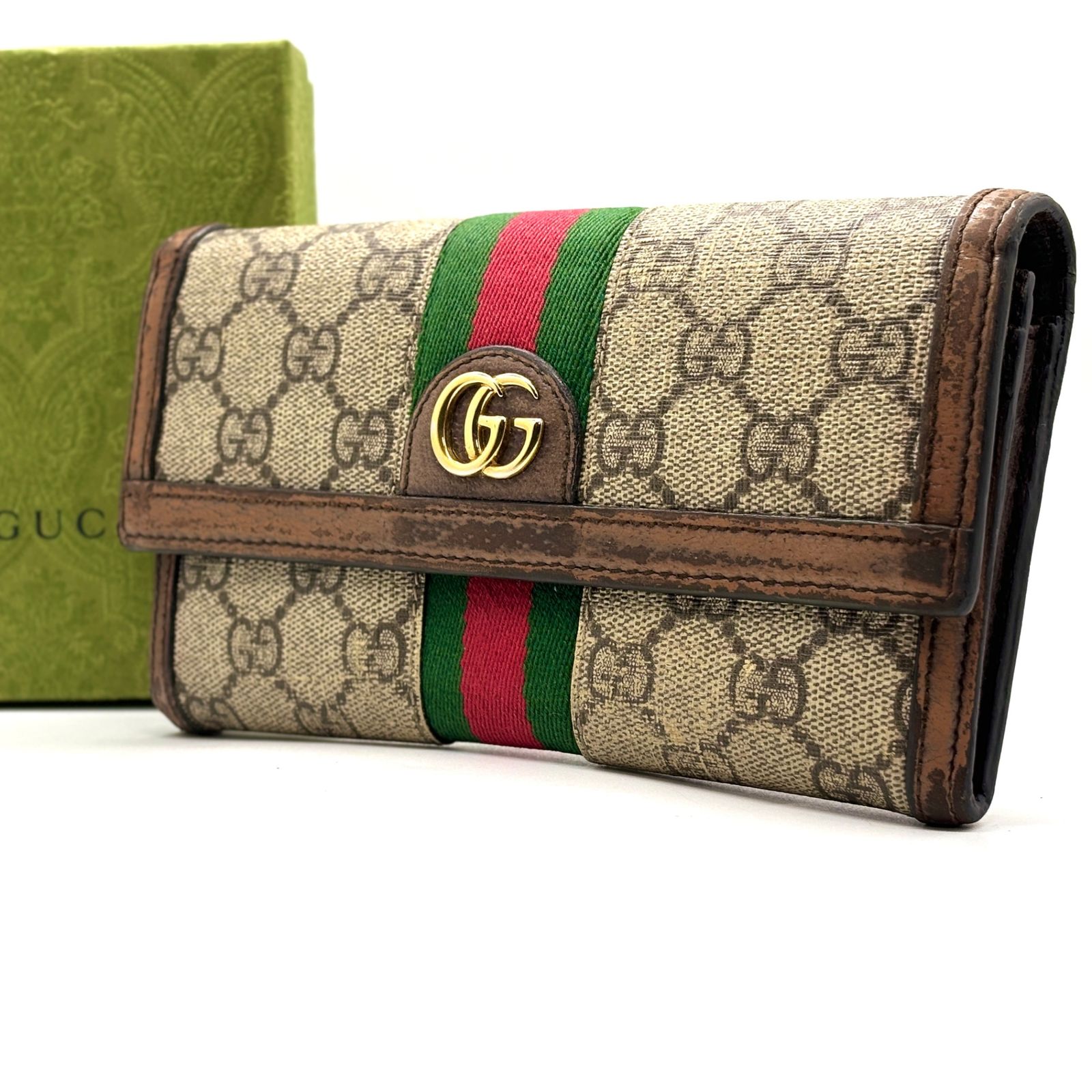 変わらない良さがある】 GUCCI 長財布 GGコンチネンタル シェリー