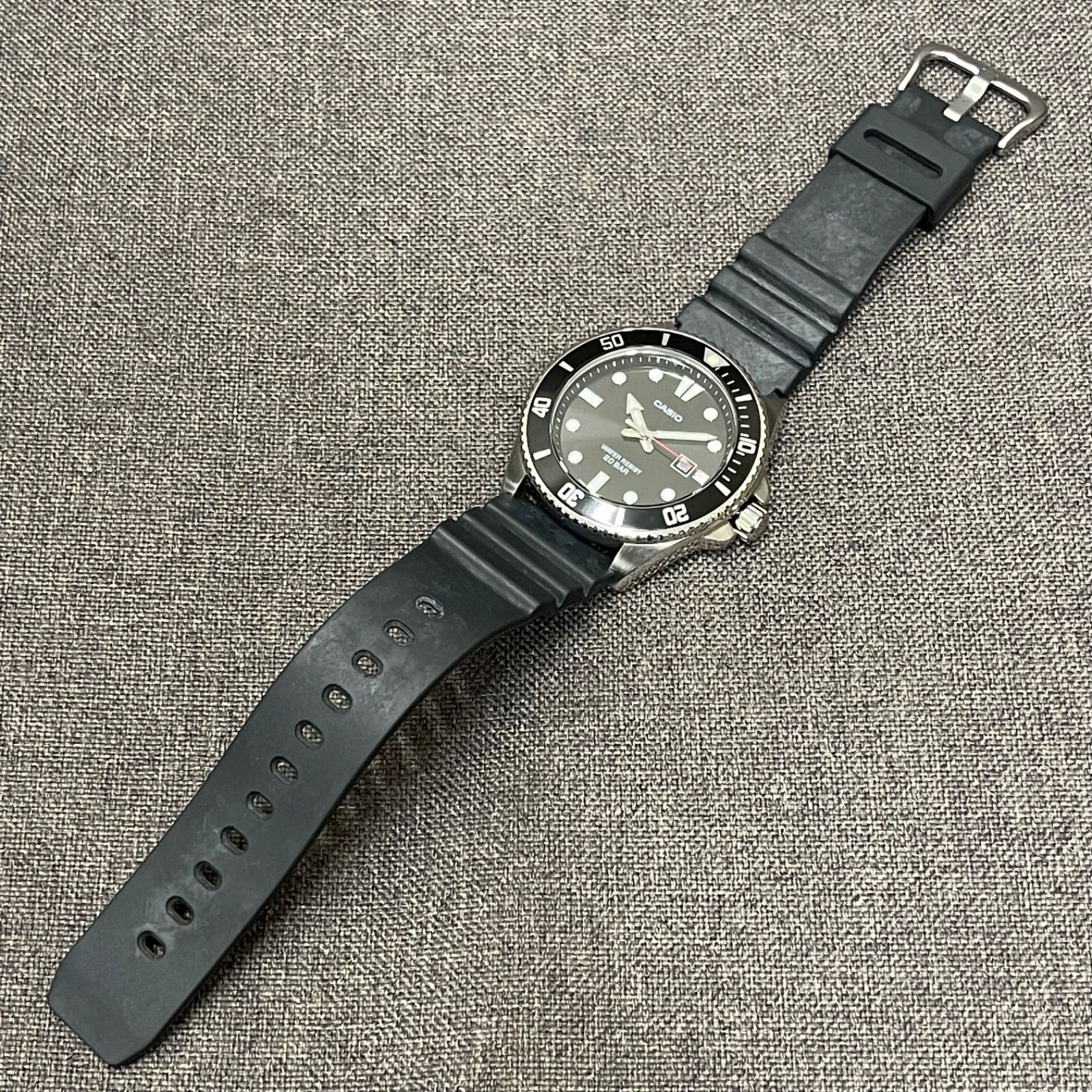 NPA】ジャンク CASIO カシオ ダイバーズウォッチ MDV-107 腕時計 