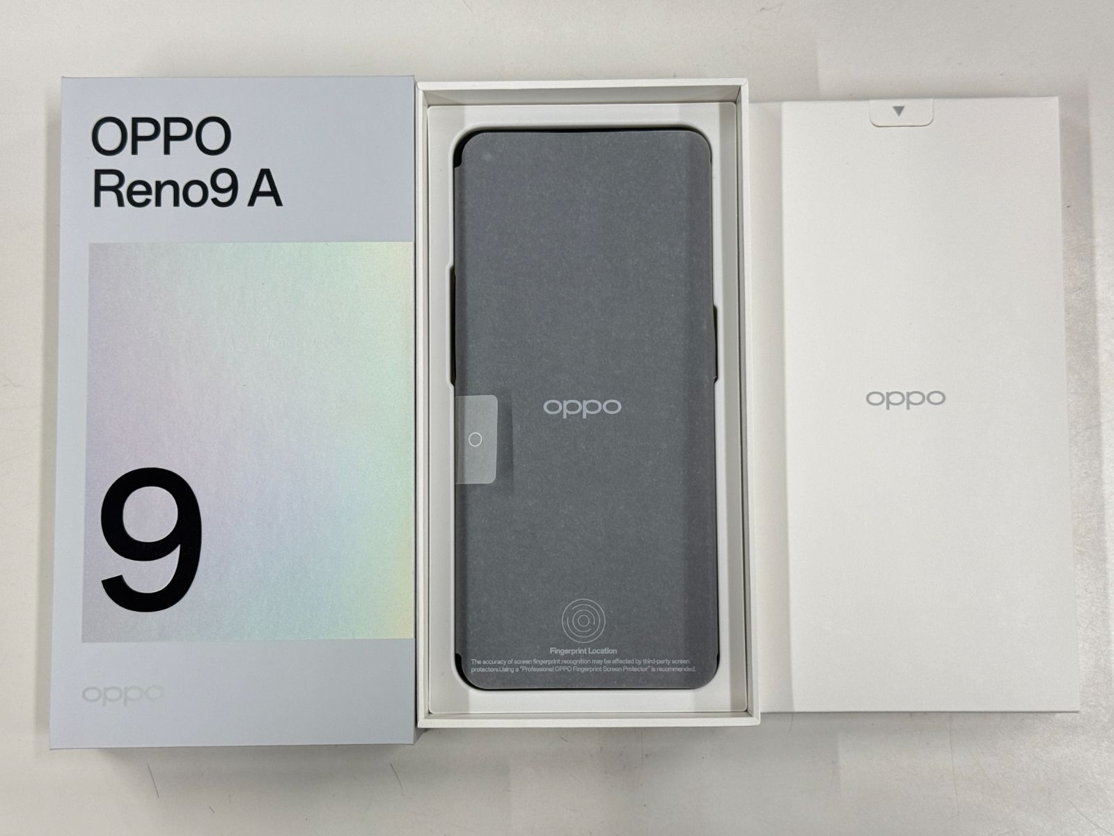 中古・美品」SIMフリー OPPO Reno9 A 128GB ナイトブラック A301OP