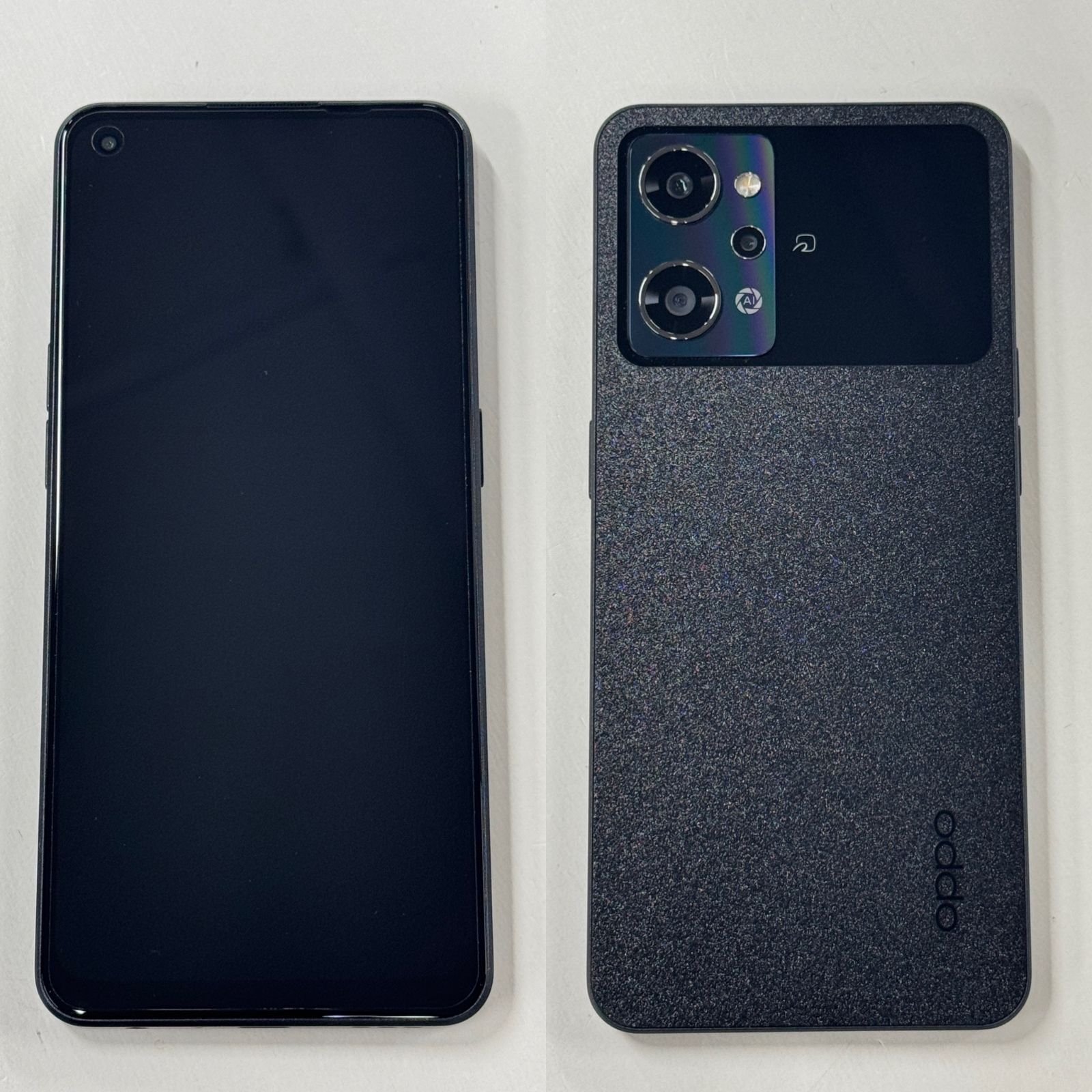 中古・美品」SIMフリー OPPO Reno9 A 128GB ナイトブラック A301OP