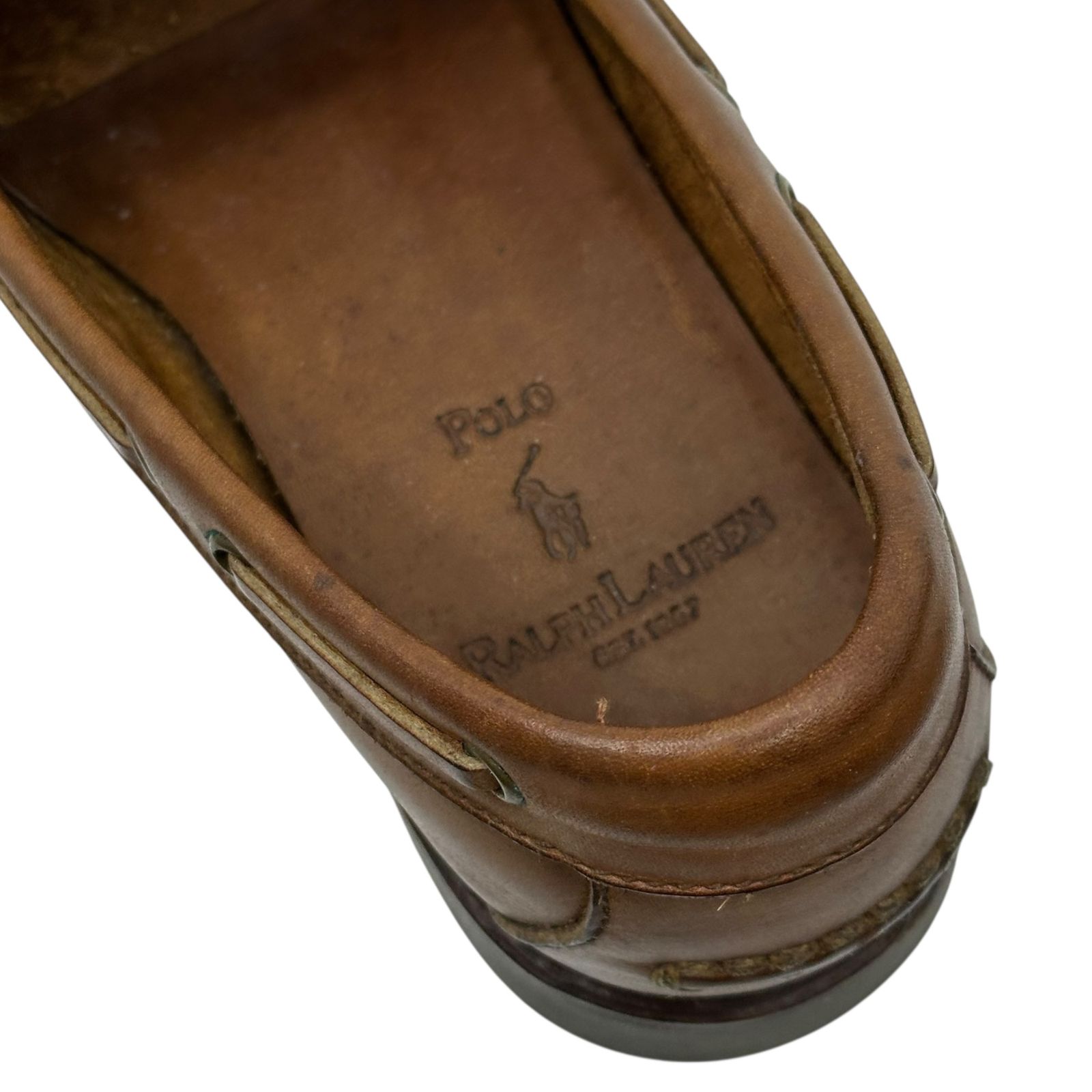 POLO RALPH LAUREN(ポロラルフローレン) Leather Deck Shoes レザー 