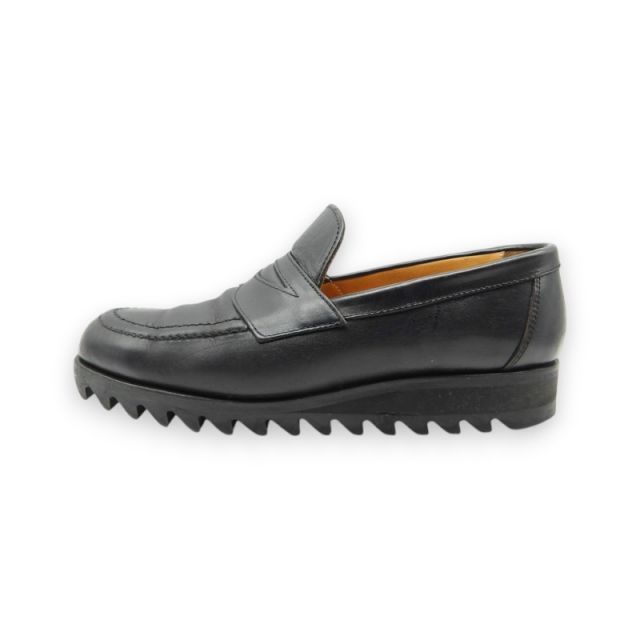 【美品】クーティープロダクションズ　ラザ　ローファー　シャークソール　黒 COOTIE RAZA LOAFER SHARK SOLE BLACK サイズ26.5cm 箱有 クーティー