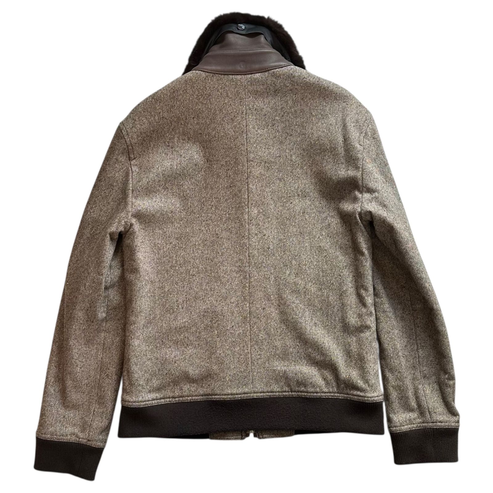 BURBERRY BLACK LABEL(バーバリーブラックレーベル) ファー付 レザー