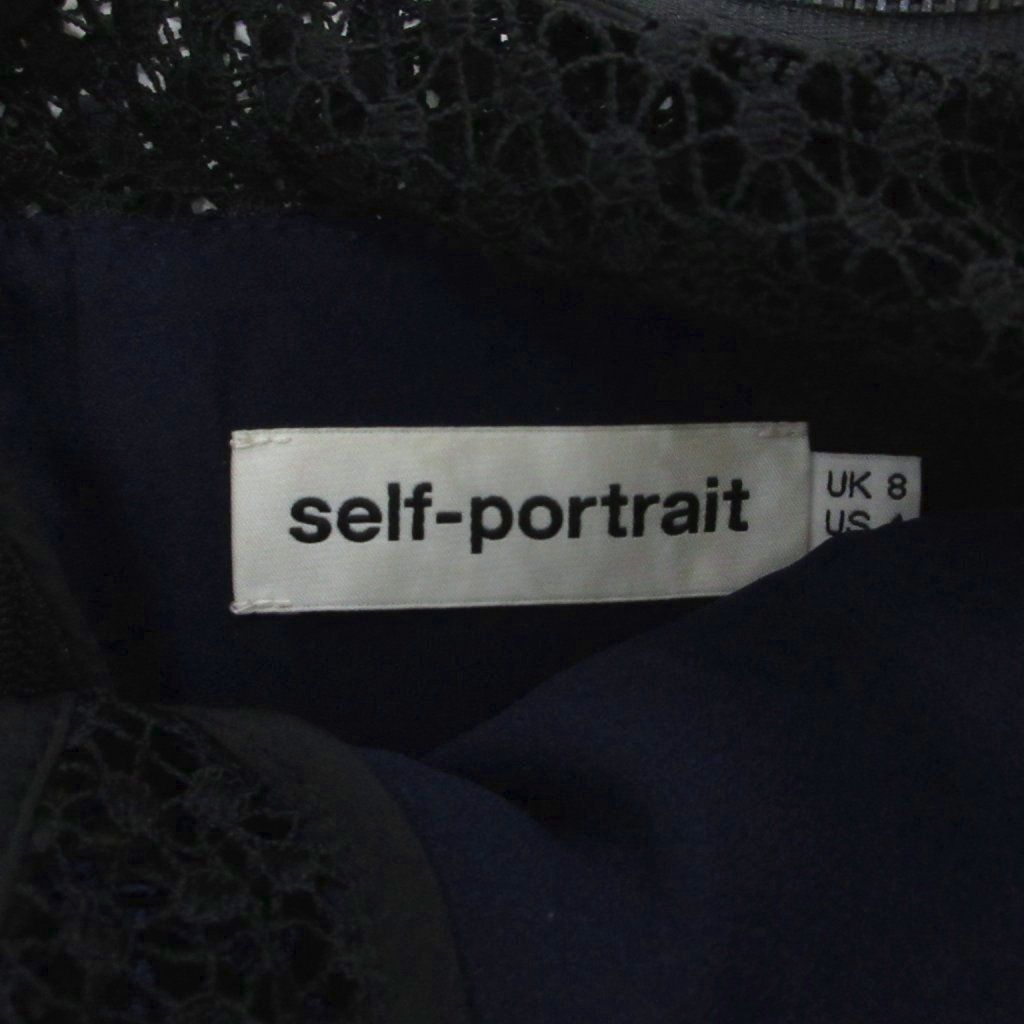 セルフポートレイト self-portrait 美品 ワンピース ドレス ひざ丈