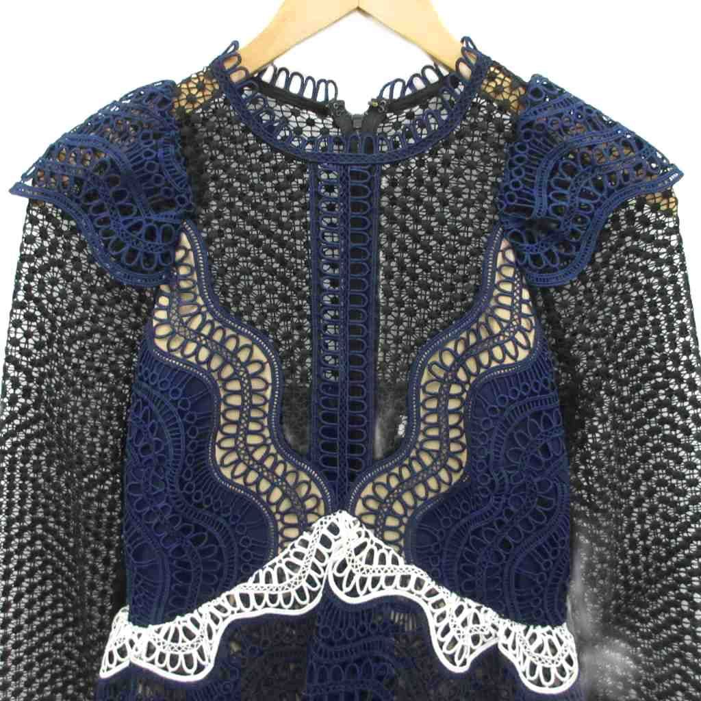 セルフポートレイト self-portrait 美品 ワンピース ドレス ひざ丈