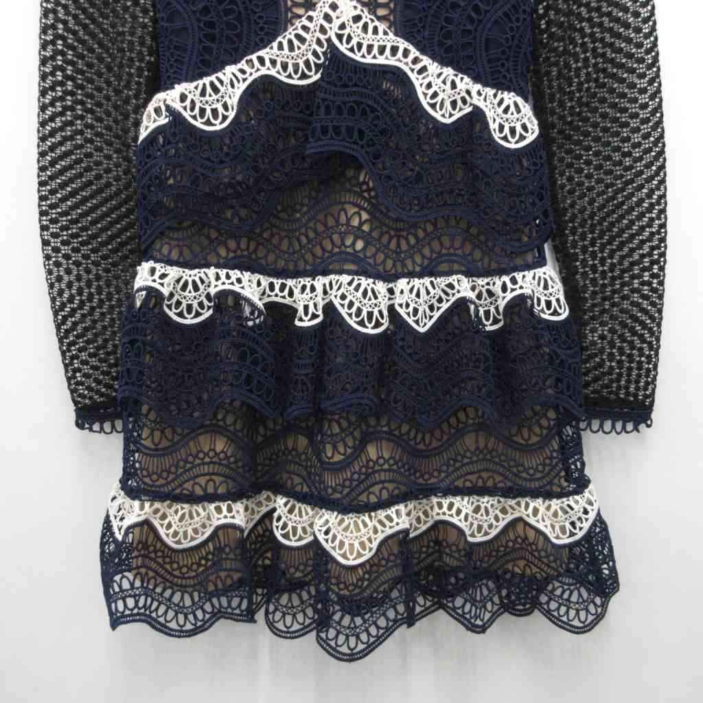 セルフポートレイト self-portrait 美品 ワンピース ドレス ひざ丈