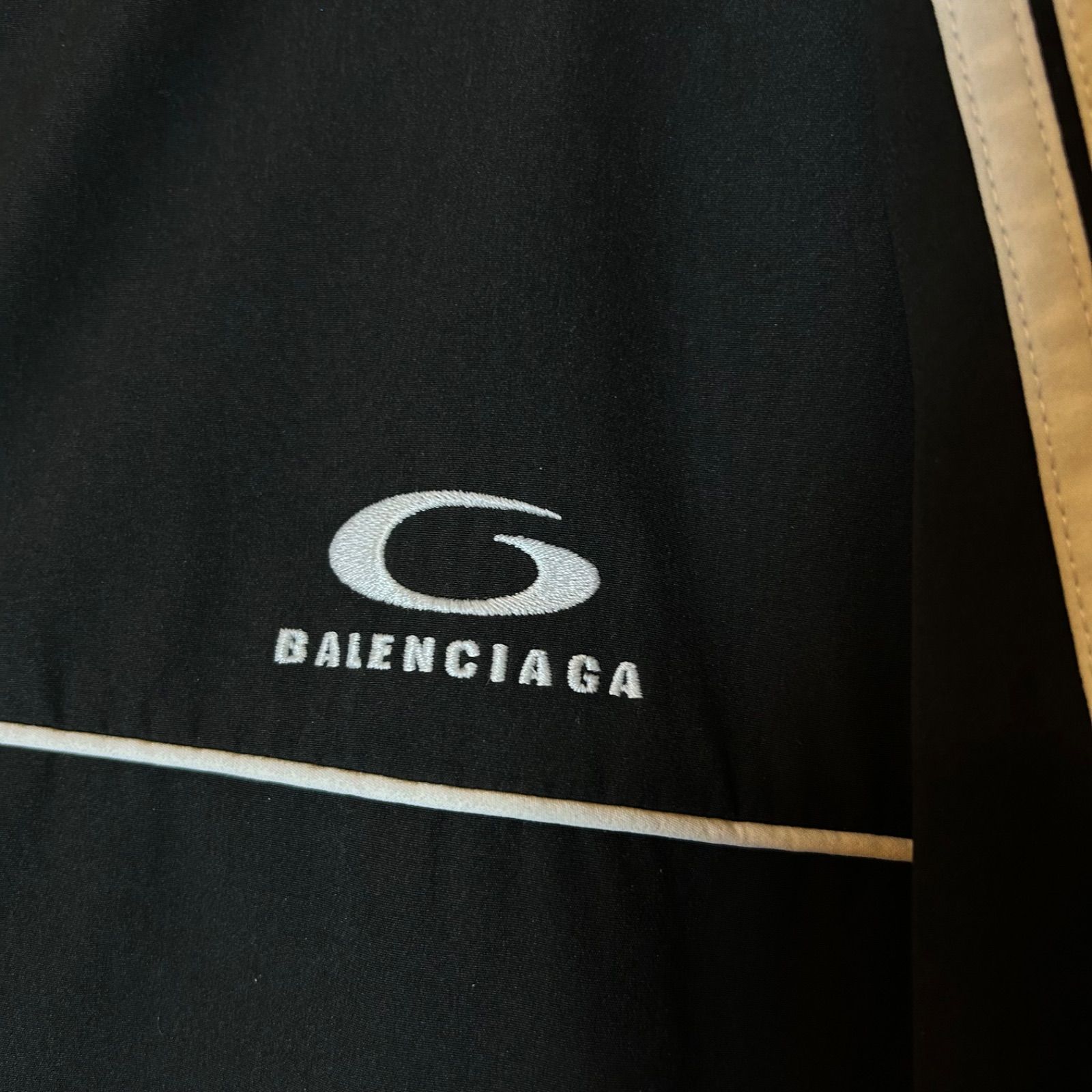 BALENCIAGA メンズルーズフィット トラックスーツ ジャケット ダメージ
