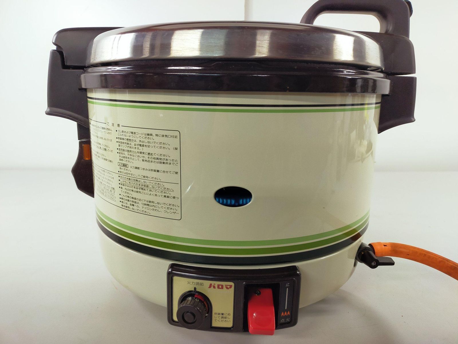 中古美品・動作良好】パロマ 業務用ガス炊飯器 PR-3100 3L炊き（1.6升