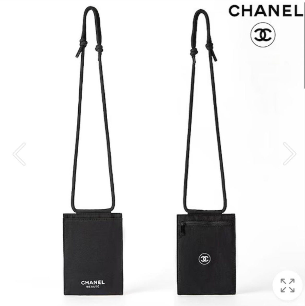 CHANEL スマホケース パスポートケース ノベルティ ブラック ①個