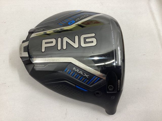 中古】ピン 【人気】G440 MAX ドライバー/ヘッド単品 カバー付き//9