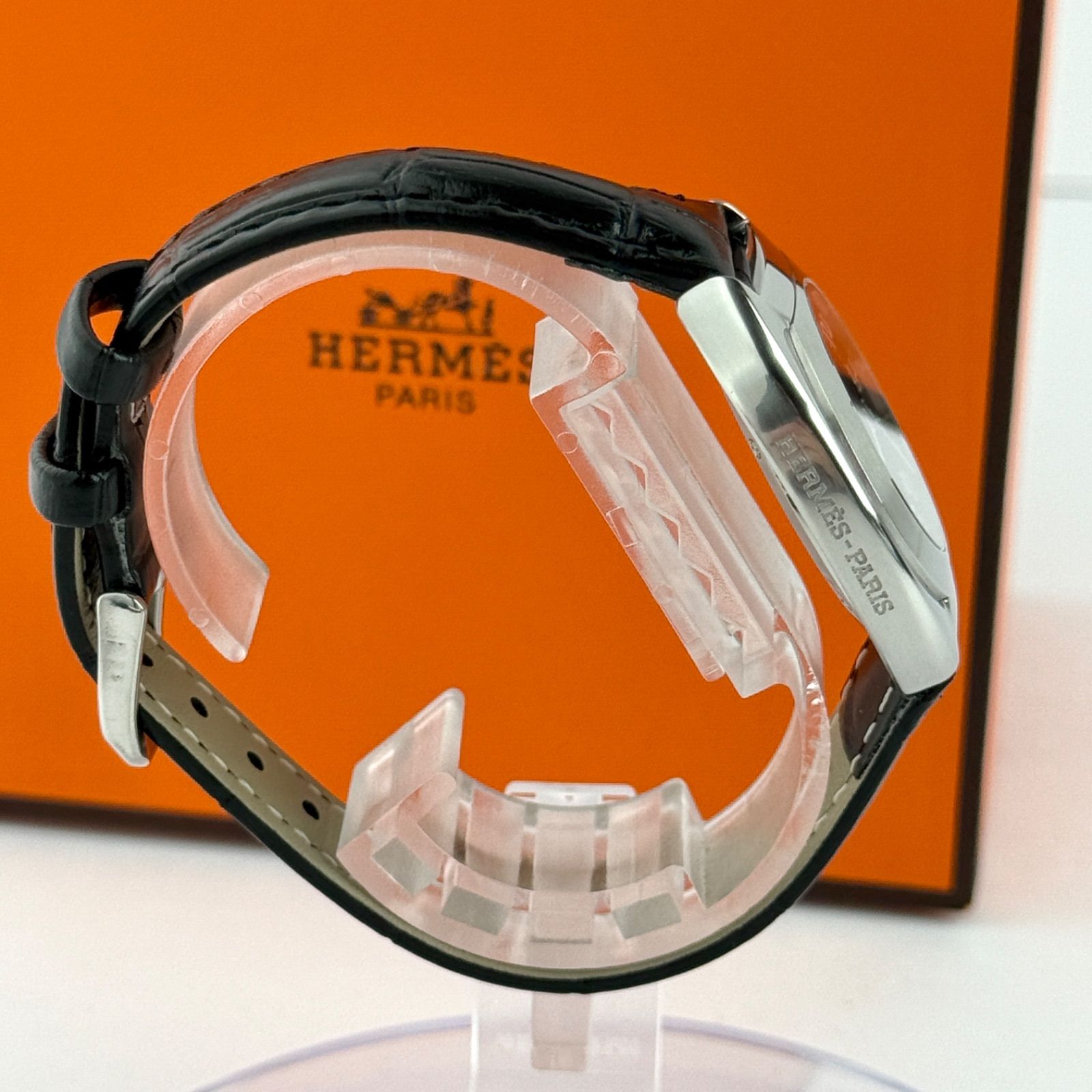 エルメス エスパス ES1.210 新品ベルト 新品電池 アナデジ 589 - メルカリ