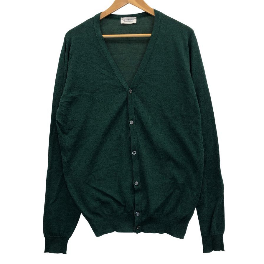 美品　JOHN SMEDLEY ジョンスメドレー ハイゲージニット　グリーン　S JOHN SMEDLEY（ジョンスメドレー） 【FINAL SALE】【返品交換不可