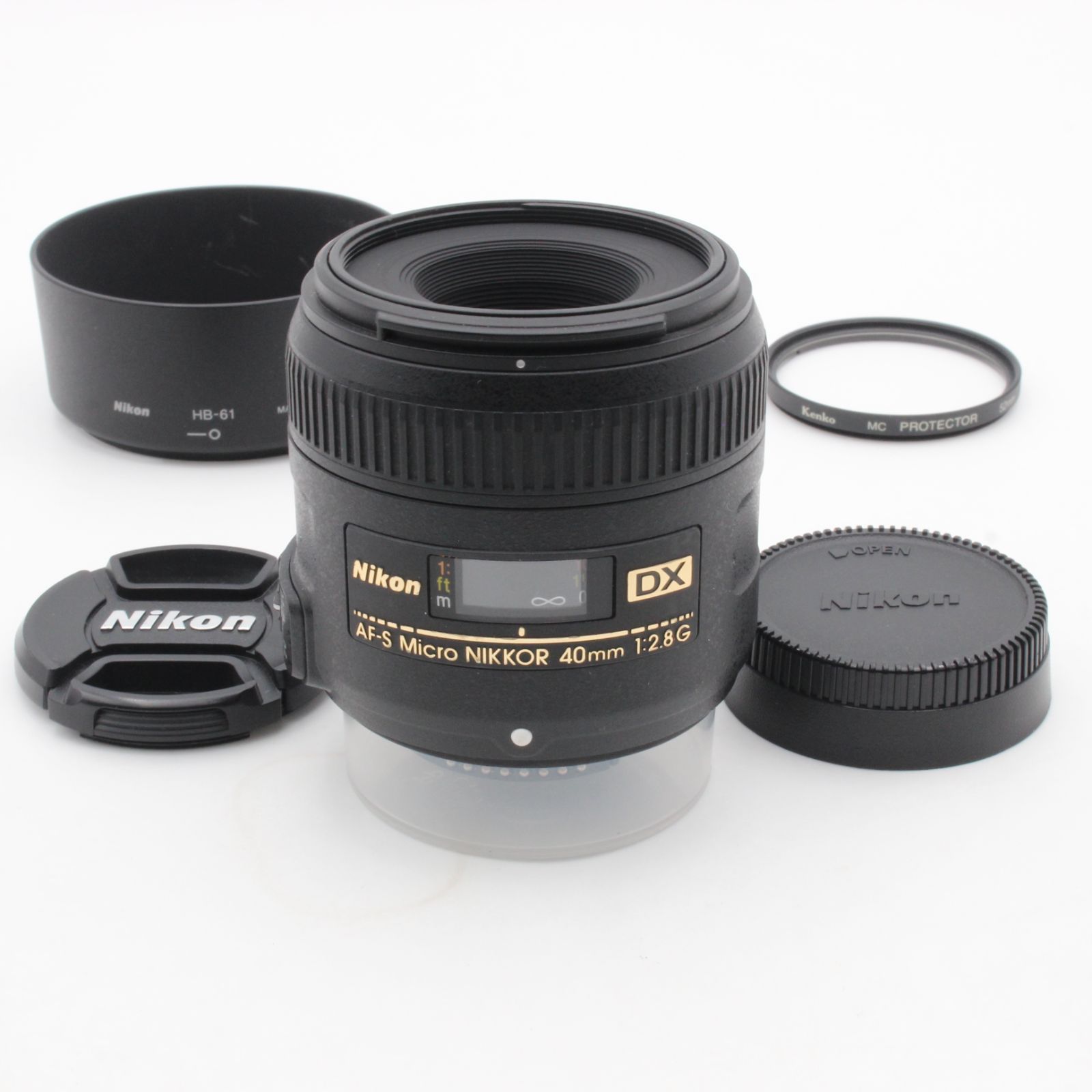 美品】 Nikon ニコン AF-S Micro NIKKOR 40mm f2.8 G DX nikon フード