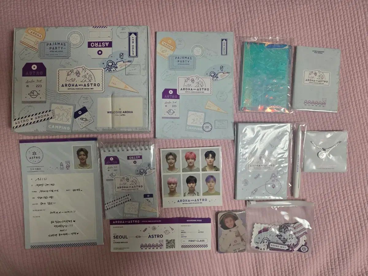 ASTRO AROHA 3期 ファンクラブ キット チャ・ウヌ ブレスレット - メルカリ