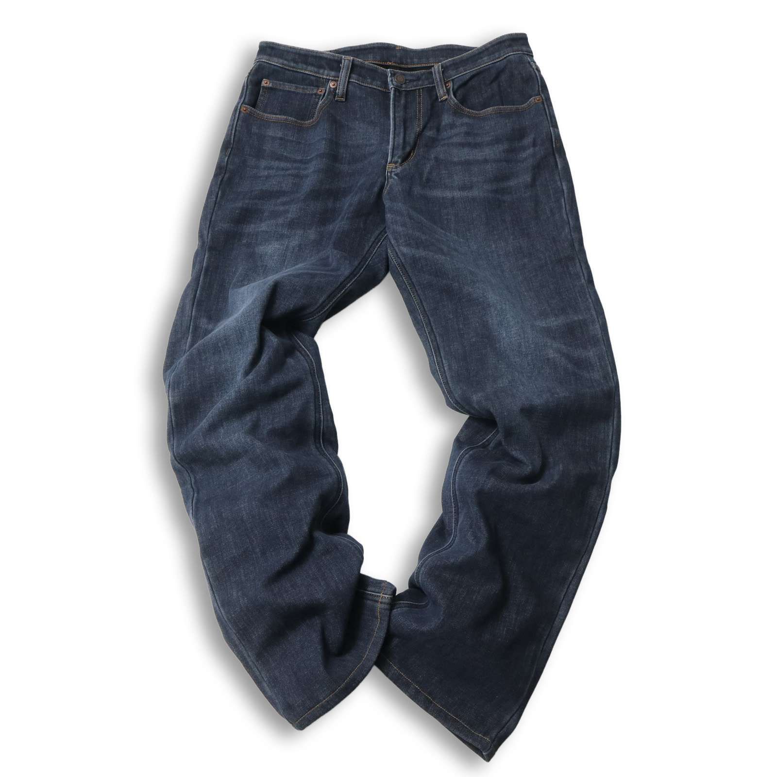 EDWIN エドウィン 秋冬 E403WF WILD FIRE★ ストレッチ 防風 防寒 裏起毛 加工 デニム パンツ ジーンズ Sz.30 メンズ バイク