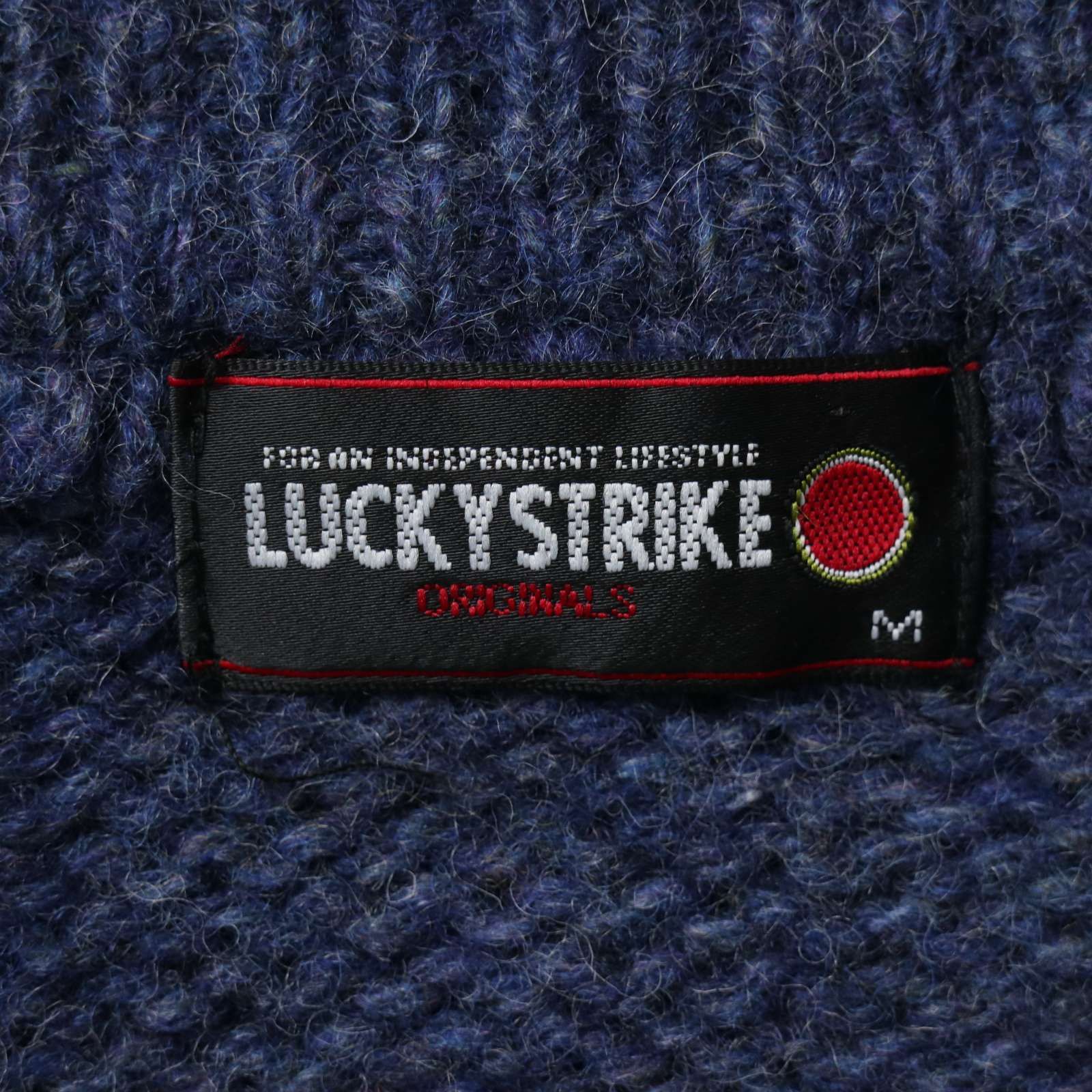 LUCKY STRIKE ラッキーストライク 秋冬 ウール☆ ハーフジップ ニット 