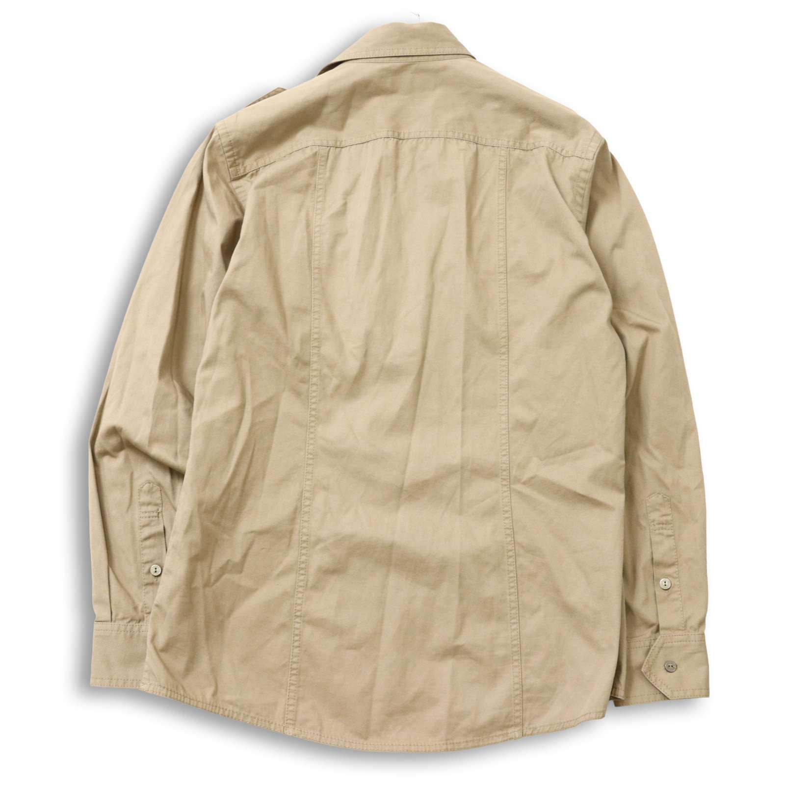 EPOCA UOMO エポカ ウォモ 通年☆ 長袖 ミリタリー シャツ Sz.50