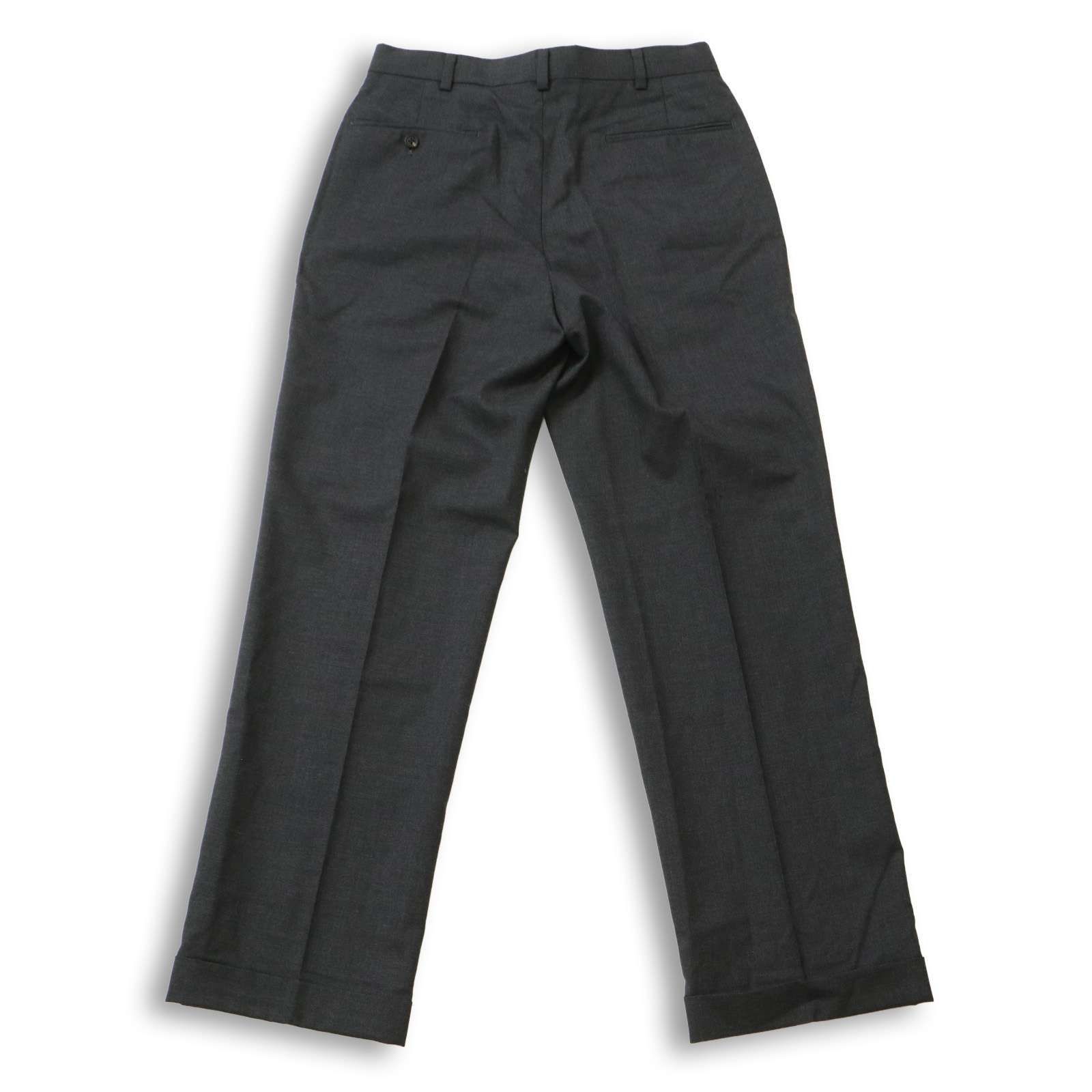 未使用☆ J.PRESS ジェイプレス 通年 ウール100％ スラックス パンツ