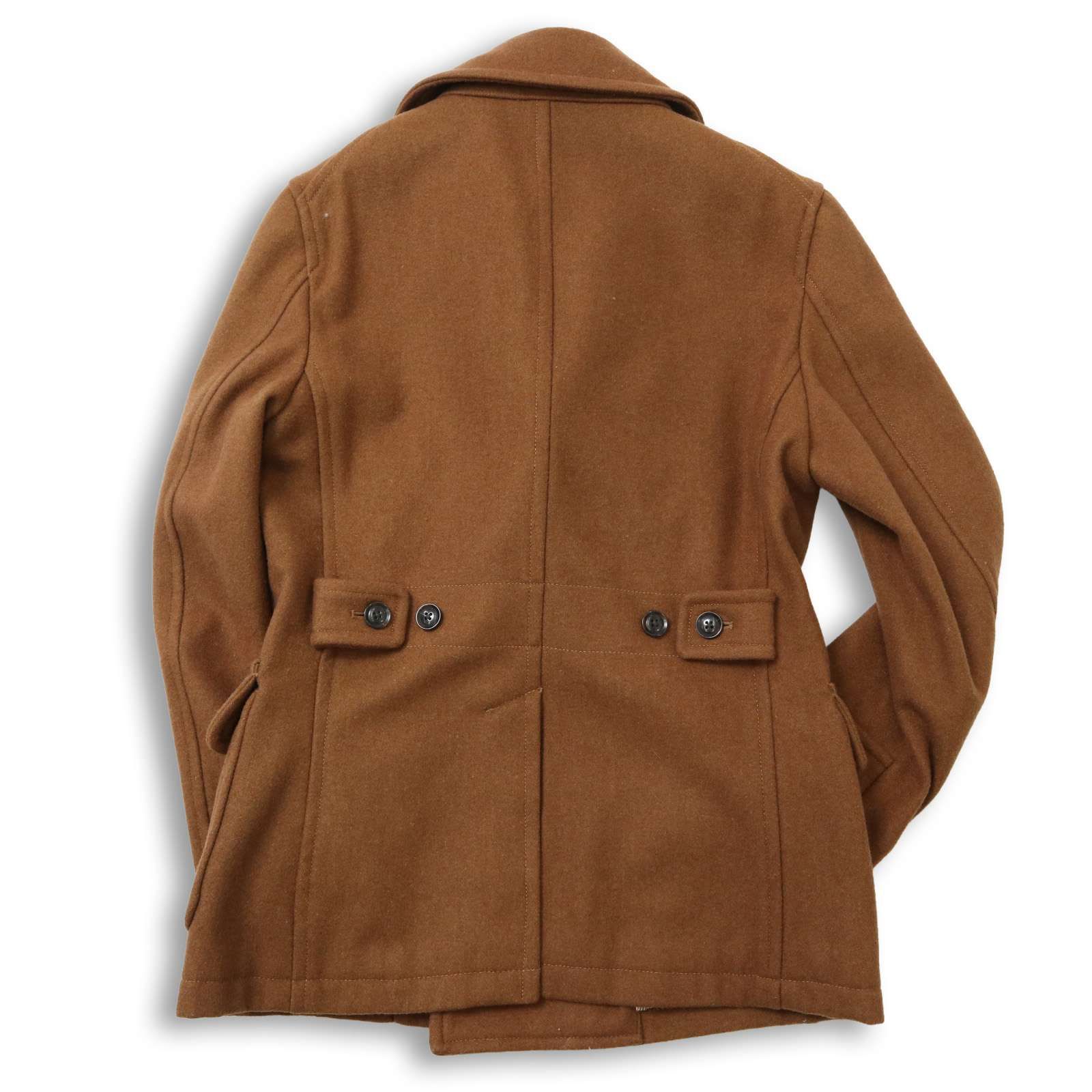 JUNMEN ジュンメン 秋冬☆ メルトン ウール スリム Pコート Sz.M 