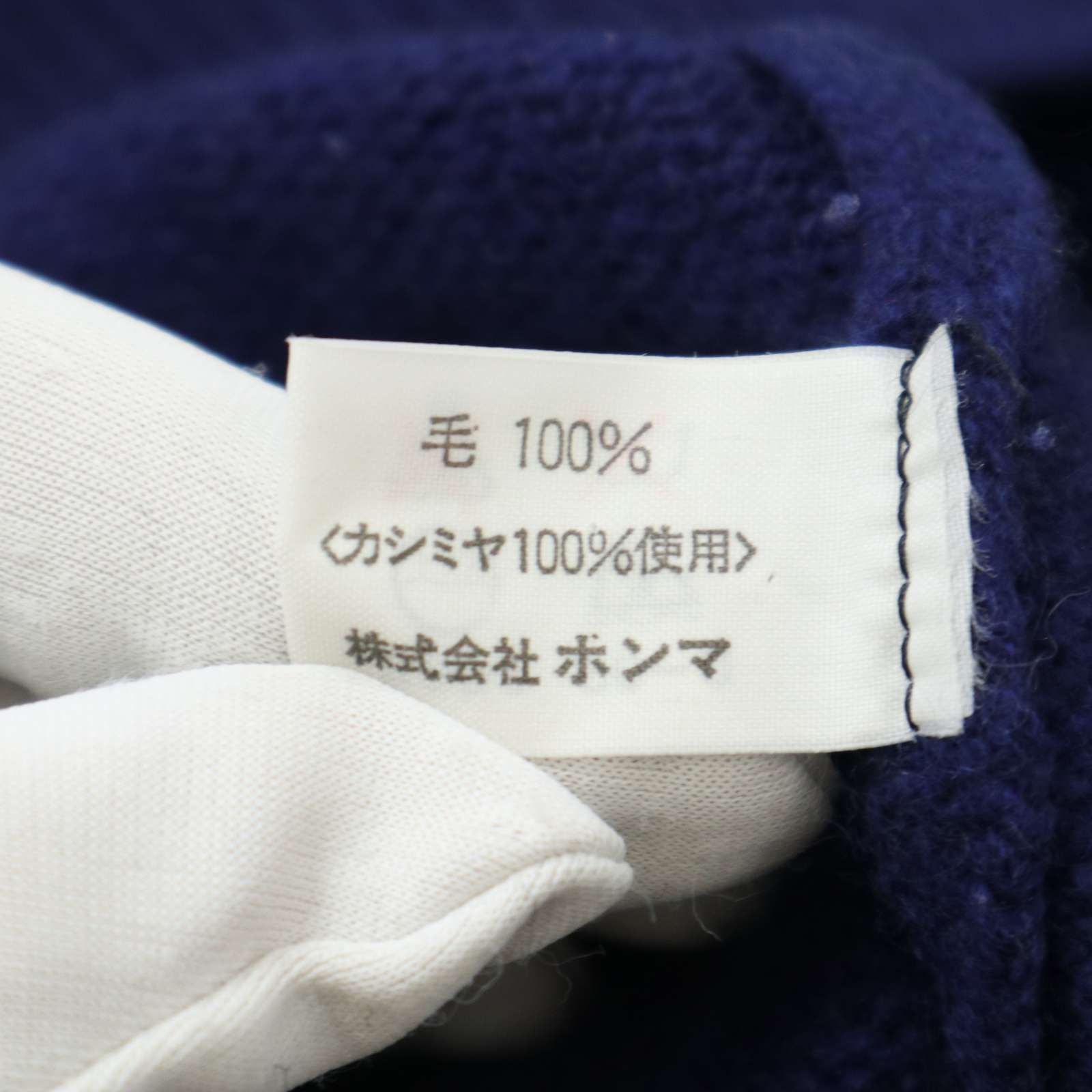 HONMA 本間 ゴルフ 秋冬 カシミヤ100％☆ Vネック ニット セーター Sz