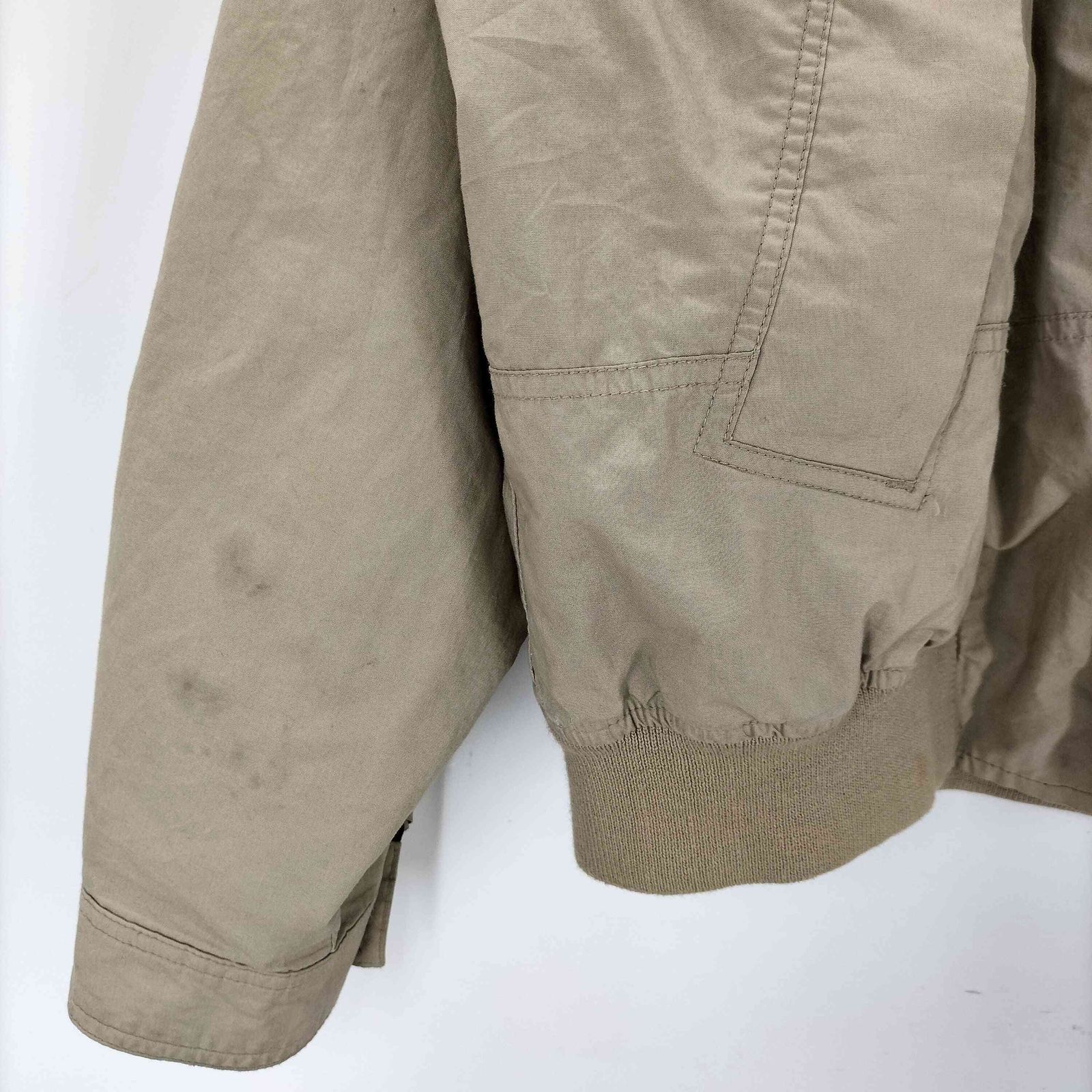 Eddie Bauer(エディーバウアー) 90-00S 白タグ 裏地ブラックウォッチ ダービー ジャケット ブルゾン メンズ import：XL 【中古】【ブランド古着バズストア】 エディーバウアー Eddie Bauer 90-00S 白タグ 裏地ブラックウォッチ