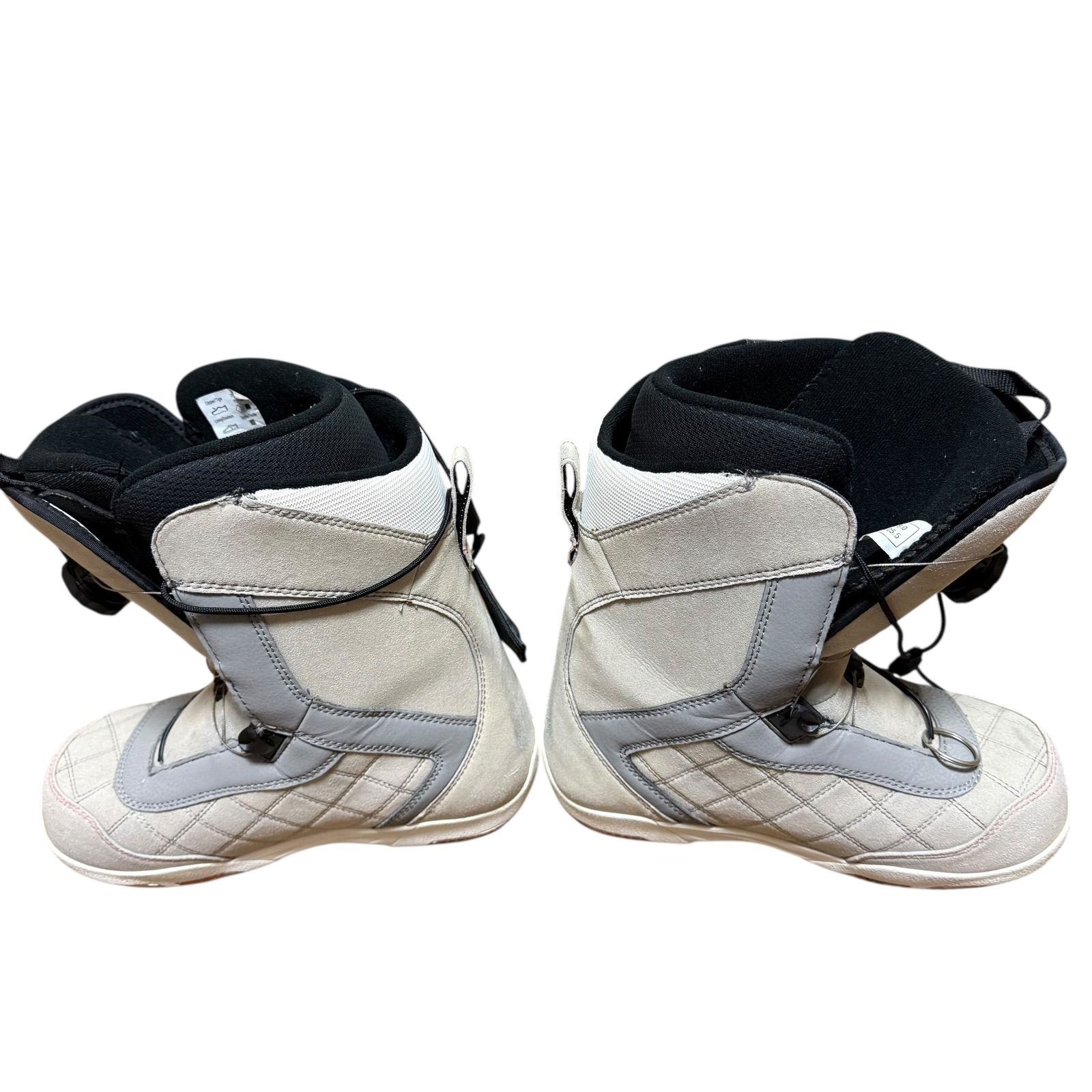 中古美品】SWIVEL スノーボードブーツ 25-25.5cm BOA ボア ベージュ