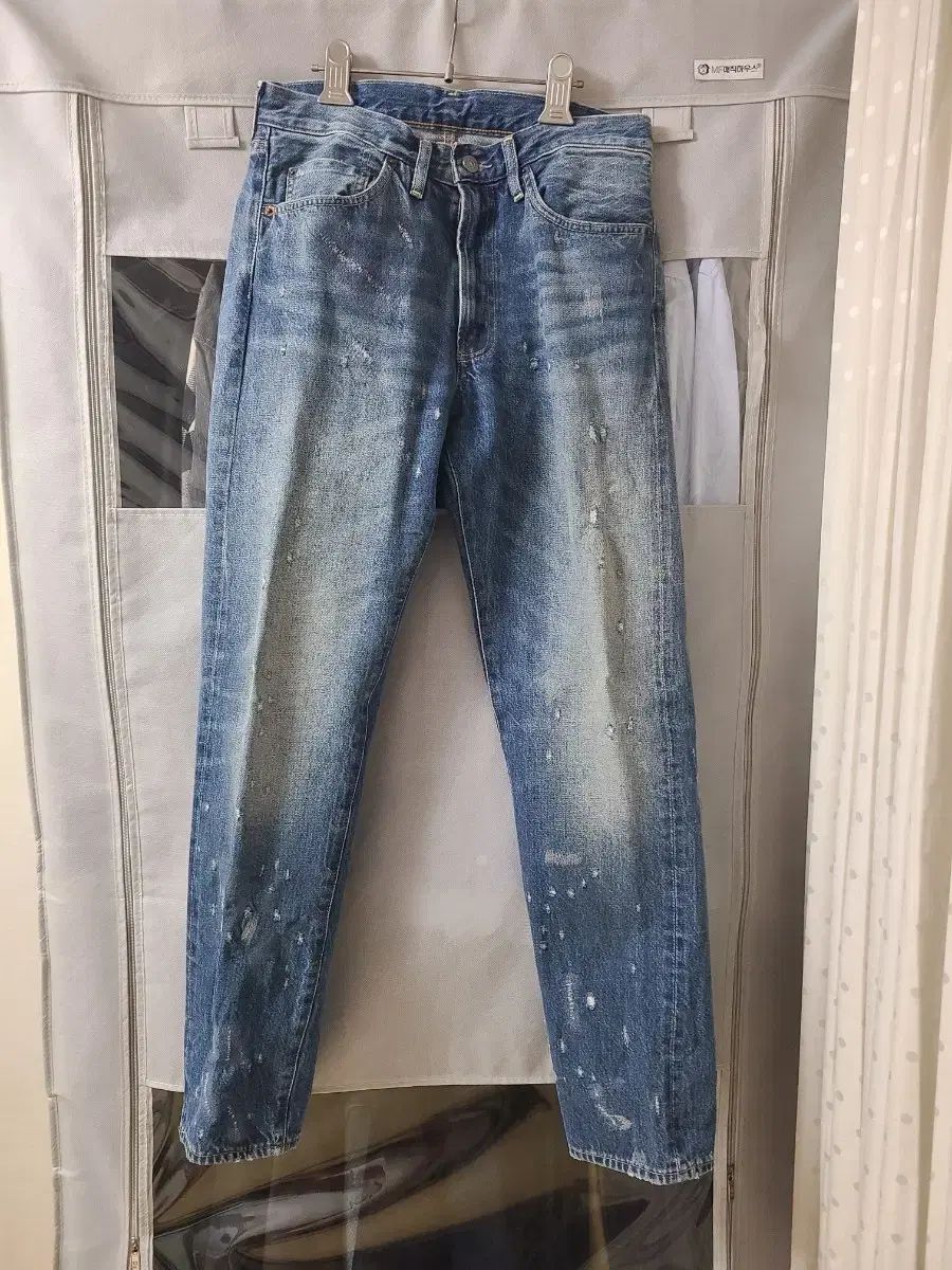 桃太郎ジーンズ 0306-18sp W32 18oz 出陣スリムテーパード 濃紺 PRONTO 
