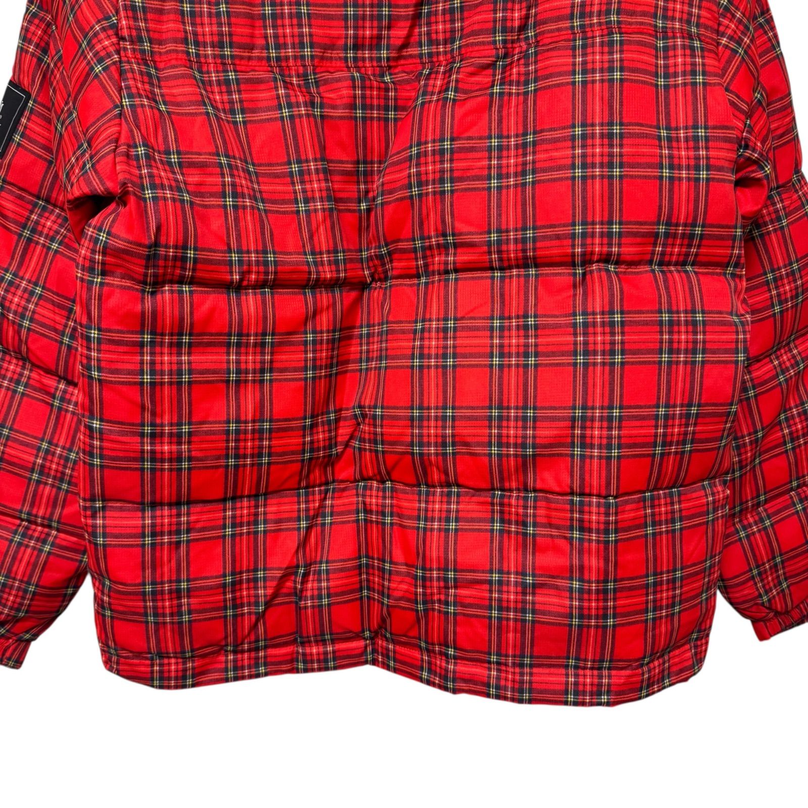 タグ付き』Montley モーレー ダウンジャケット チェック柄 レッド