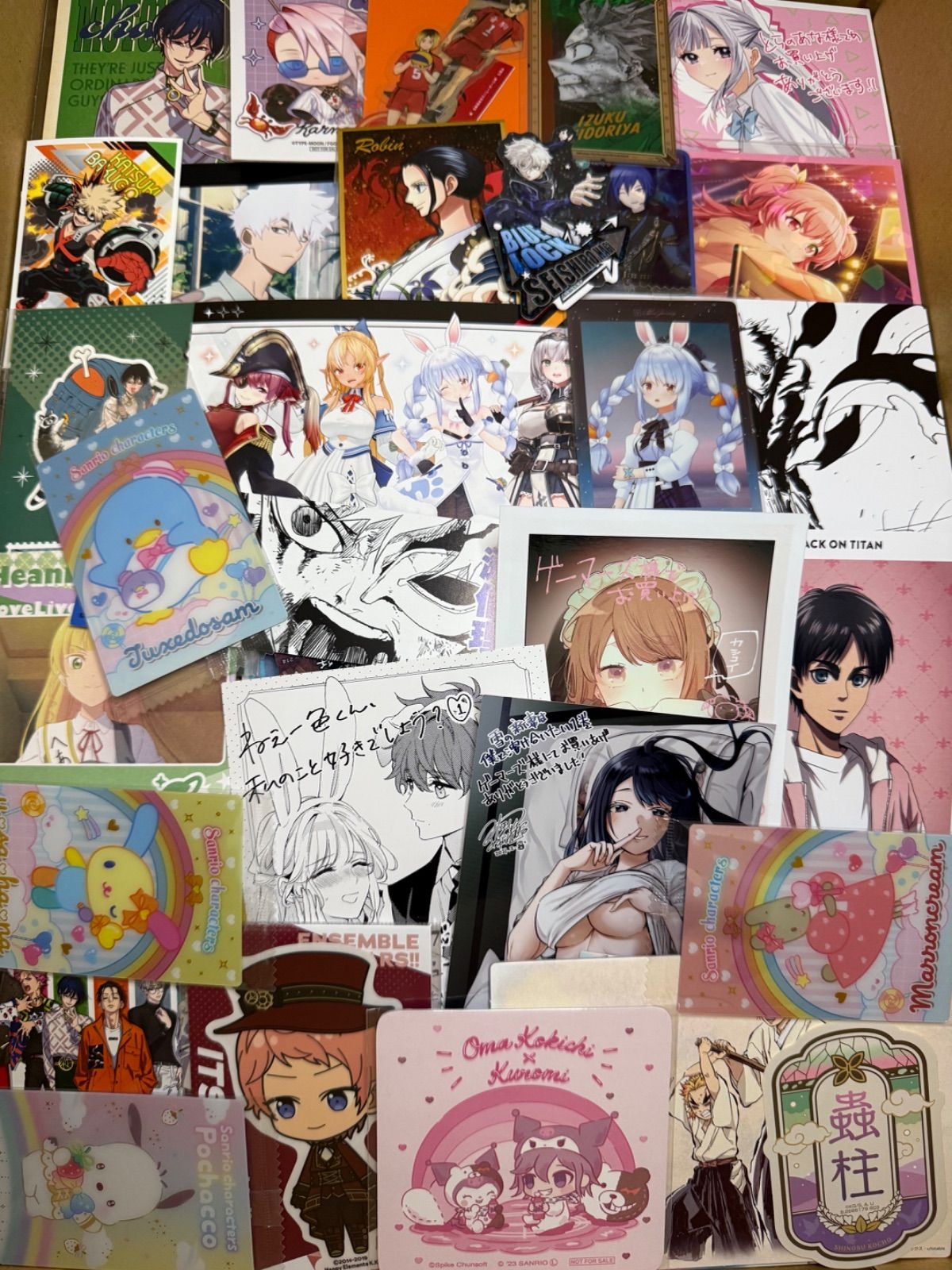 紙類 アニメ ゲーム まとめ売り 大量 コースター ポストカード