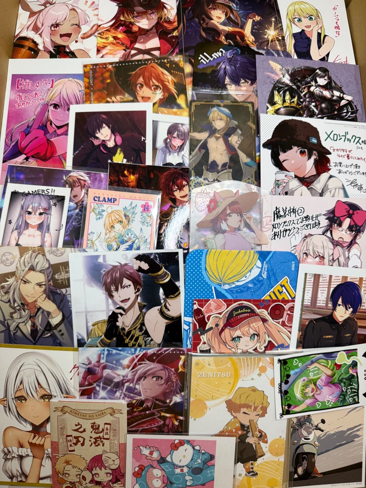 紙類 アニメ ゲーム まとめ売り 大量 コースター ポストカード
