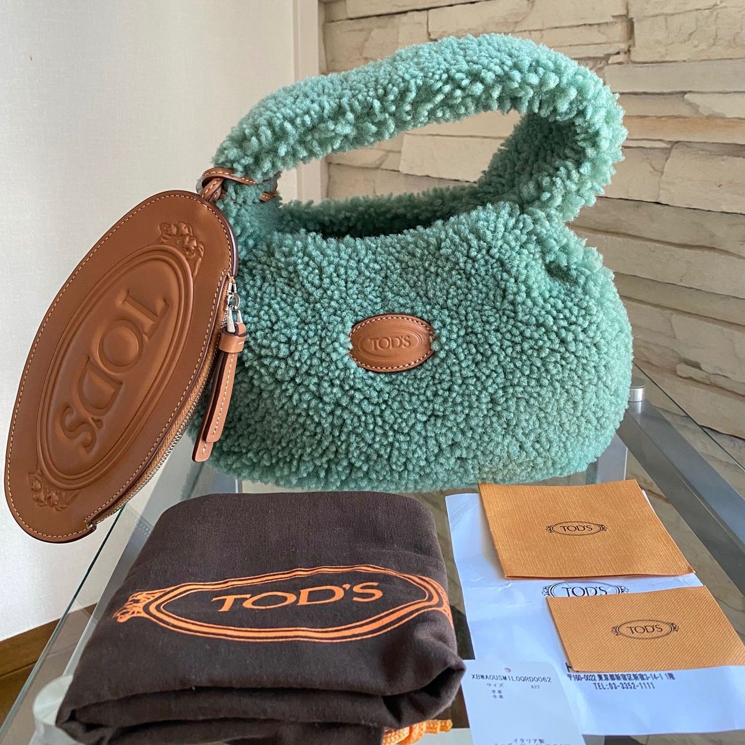 TOD'S トッズ シャツ バッグ ホーボー ミニ ボアムートン - メルカリ