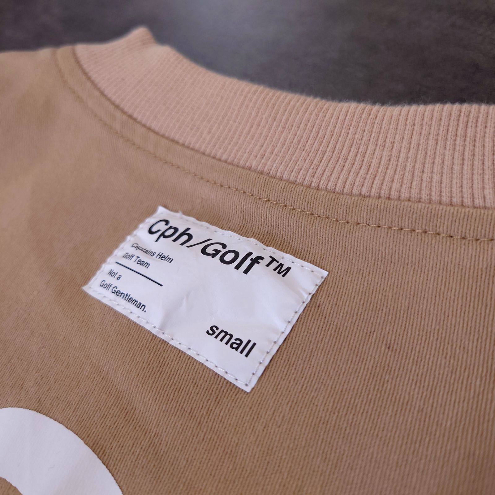 Cph/Golf™ ベージュジャケット Cph/Golf™ LOGO NO COLLAR JACKET BEIGE – Cph/Golf™︎