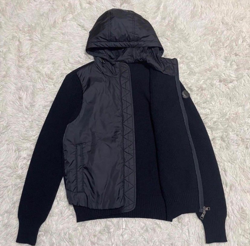 【QR確認済み】 モンクレール MAGLIONE ニット切替 ダウンジャケット QR確認済み】 モンクレール MAGLIONE ニット切替 ダウンジャケット