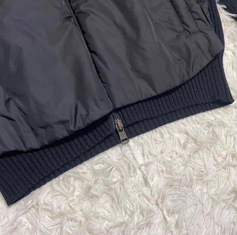 QR確認済み】 モンクレール MAGLIONE ニット切替 ダウンジャケット