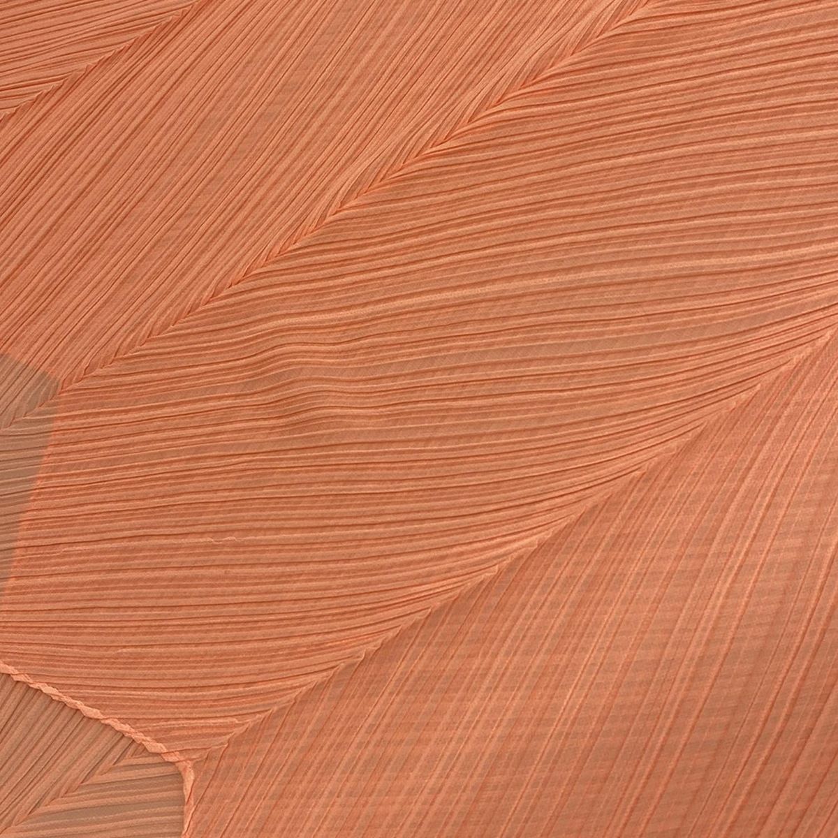 PLEATS PLEASE(プリーツプリーズ) ストール(ショール)美品 - オレンジ