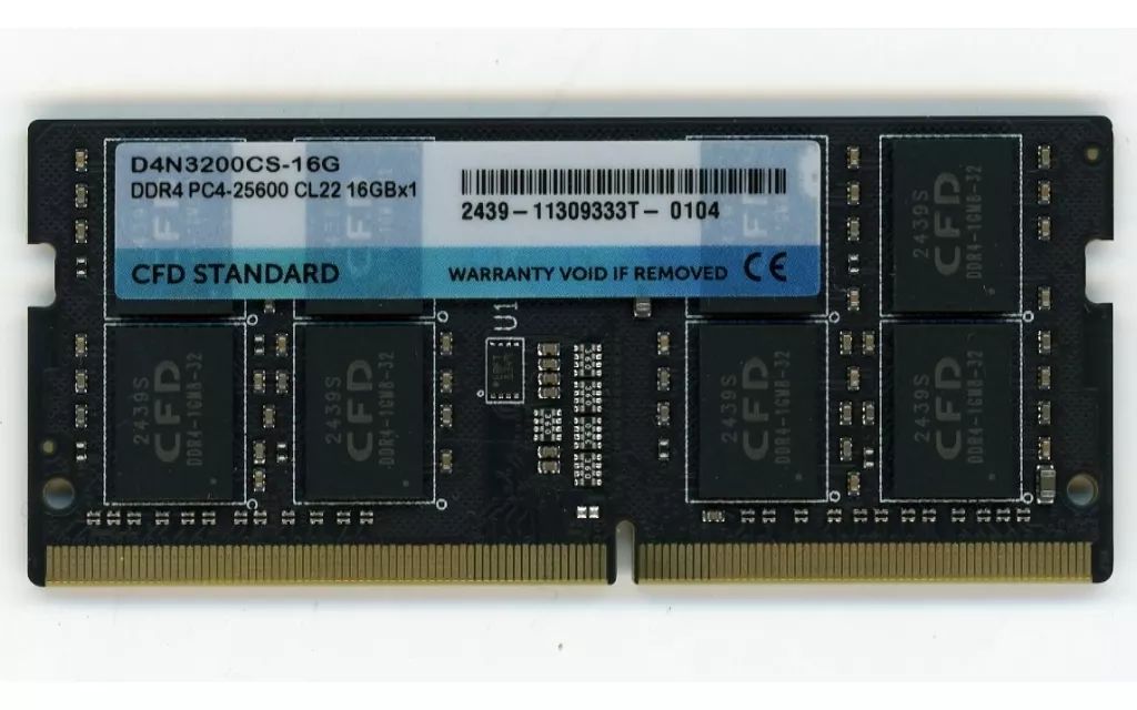 PCハード ノートPC用メモリ CFD Standard DDR4-3200 16GB [D4N3200CS